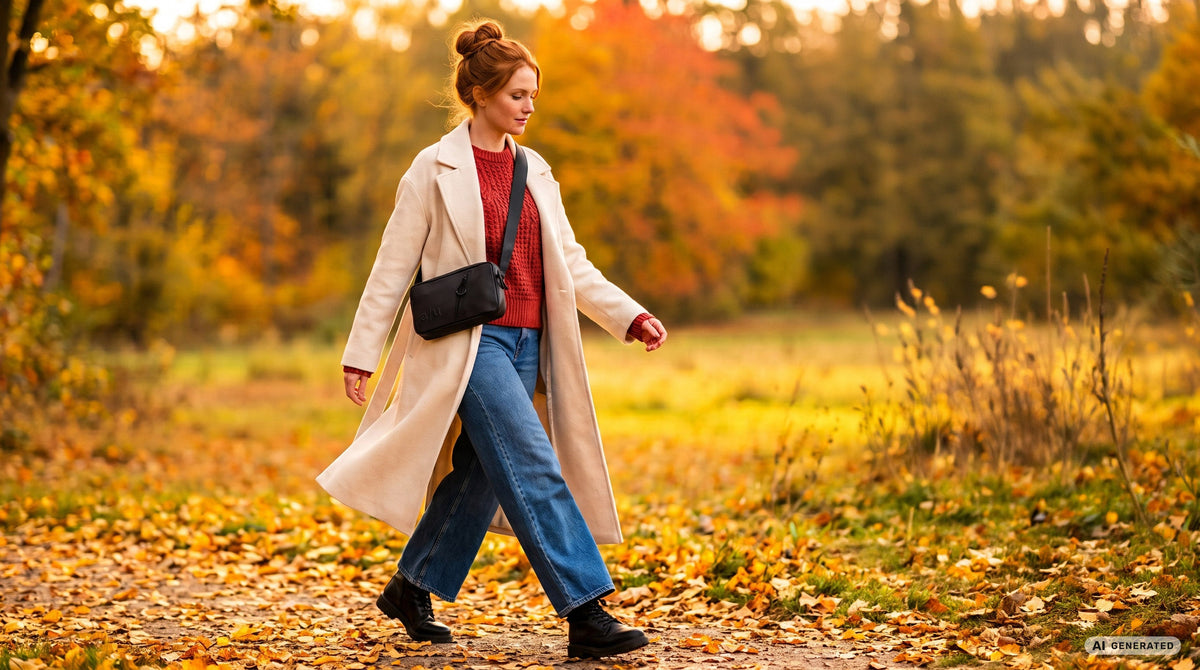 Autumn Walk Outfit - aunts & uncles bag