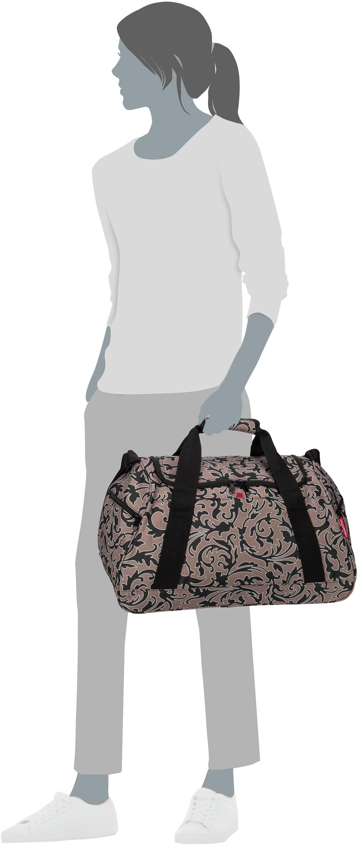 reisenthel activitybag Black Dufflebag – Vista Silueta