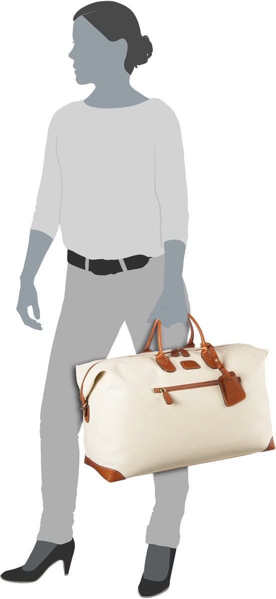Bric's Firenze 55 Creme Fin de semana – Vista Silueta