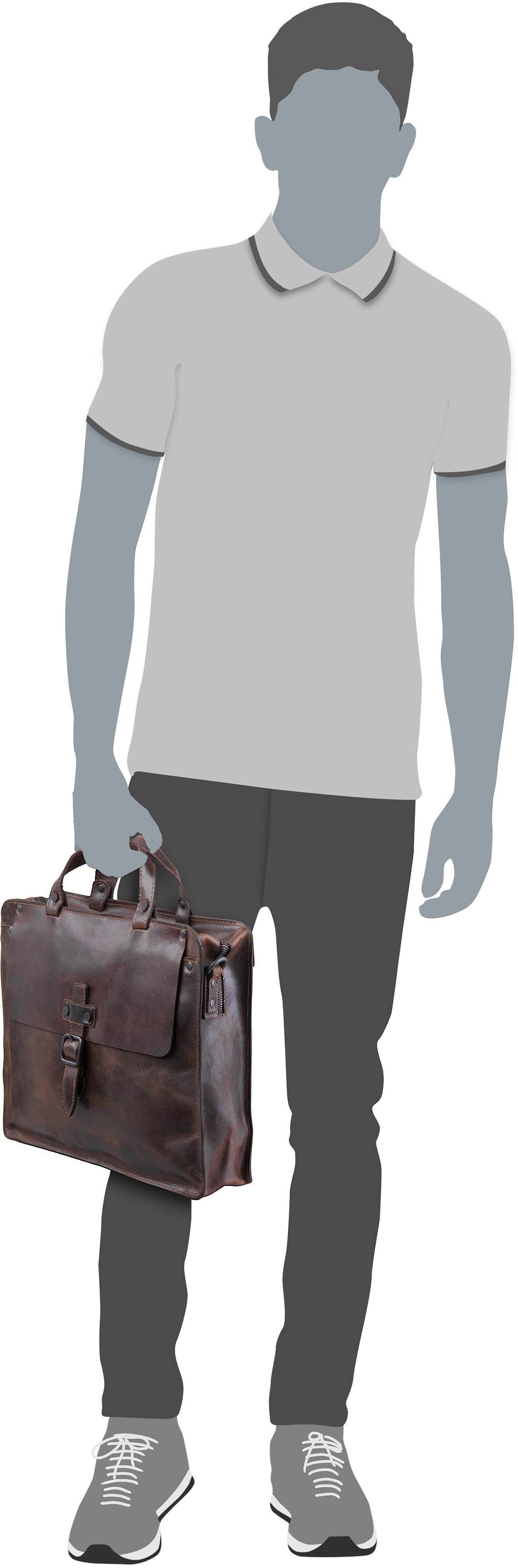 Harold's Aberdeen 2944 S Braun Mallette – Vue Silhouette
