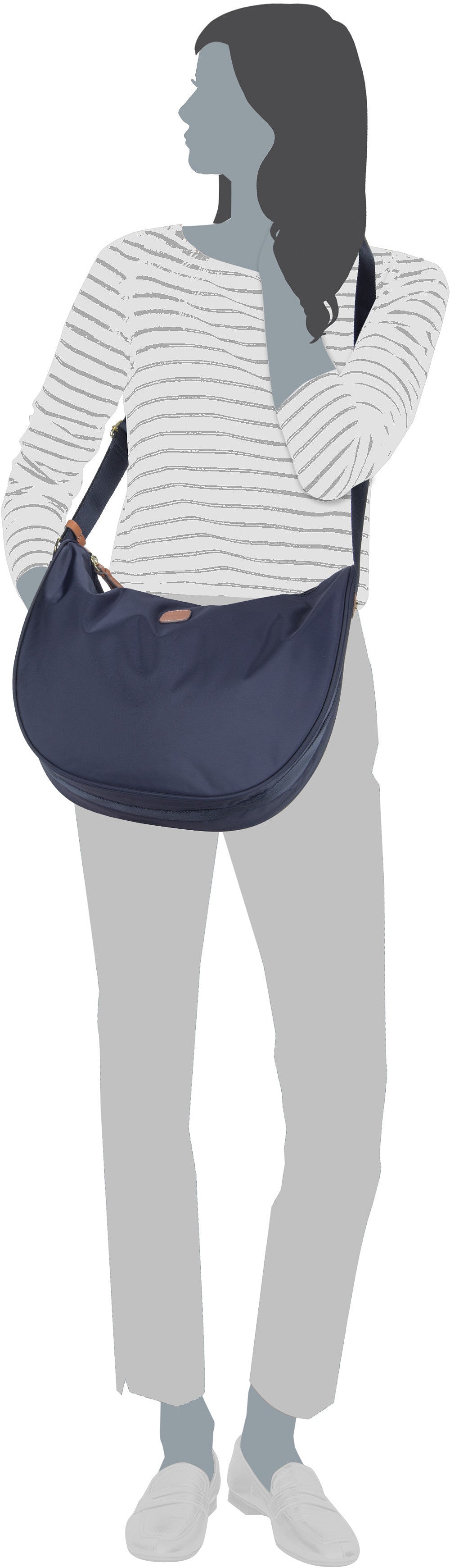 Bric's X-Bag 45051 Oceano Bolsa tipo bolsa – Vista Silueta