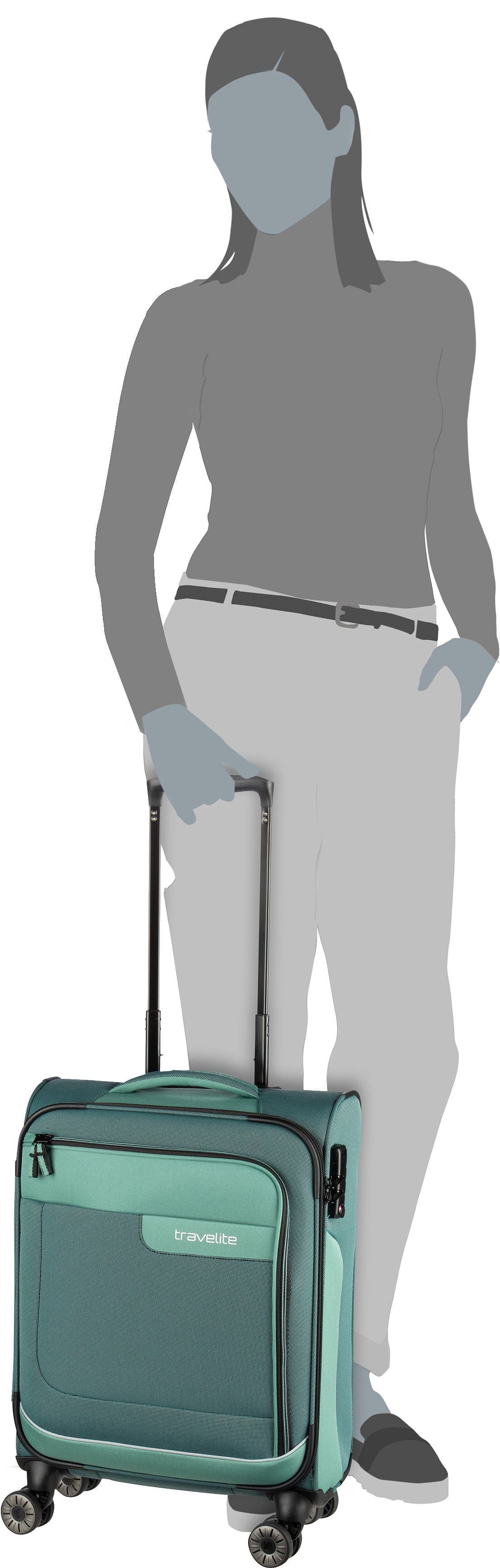 travelite Viia 4w Trolley S Eukalyptus Maleta – Vista Silueta