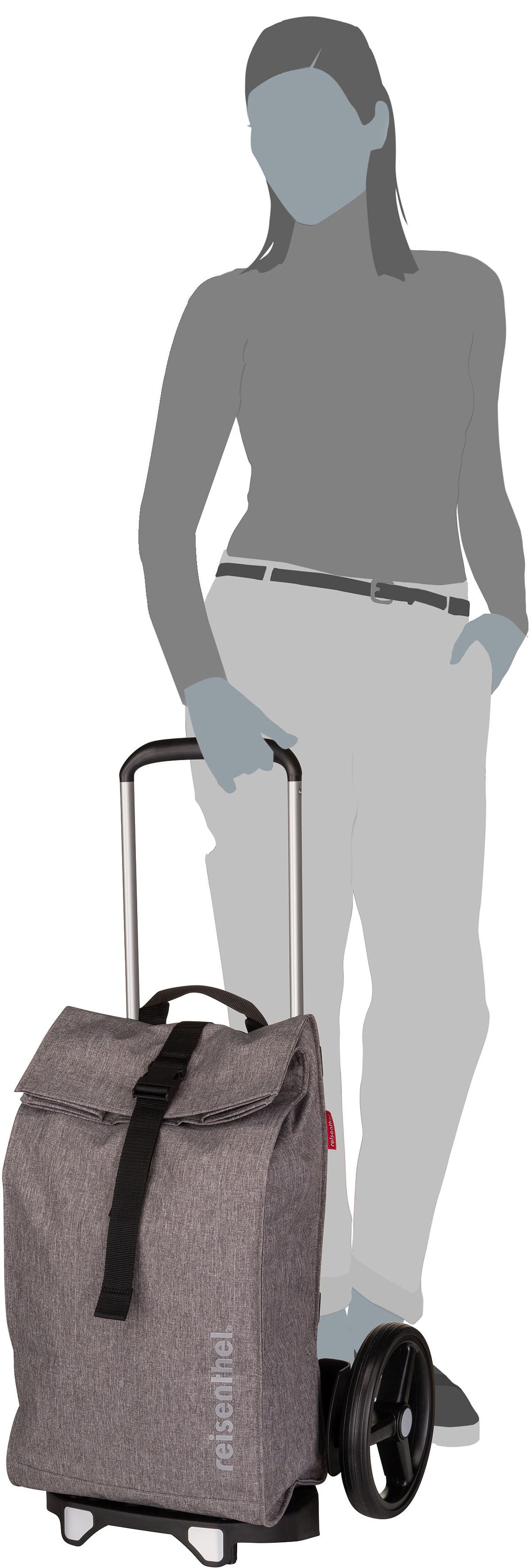 reisenthel citycruiser Schwarz Shopping Trolley – Silhouette View