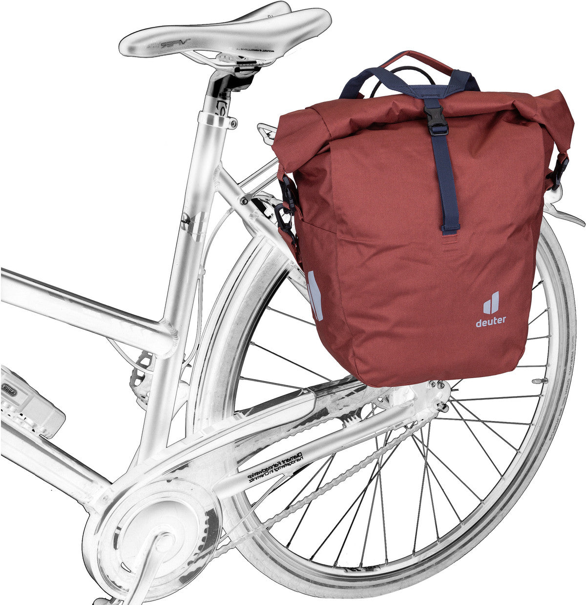 Deuter Valbona 20+5 Graphite Borsa per bici – Vista Silhouette