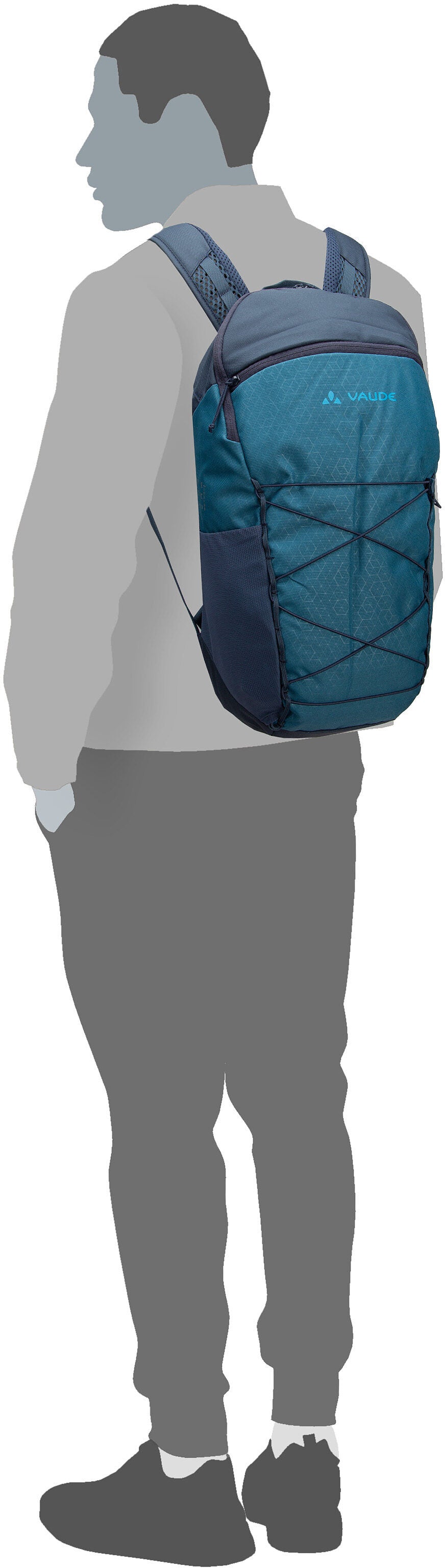 Vaude Agile 20 Light Leaf Zaino da trekking – Vista Silhouette