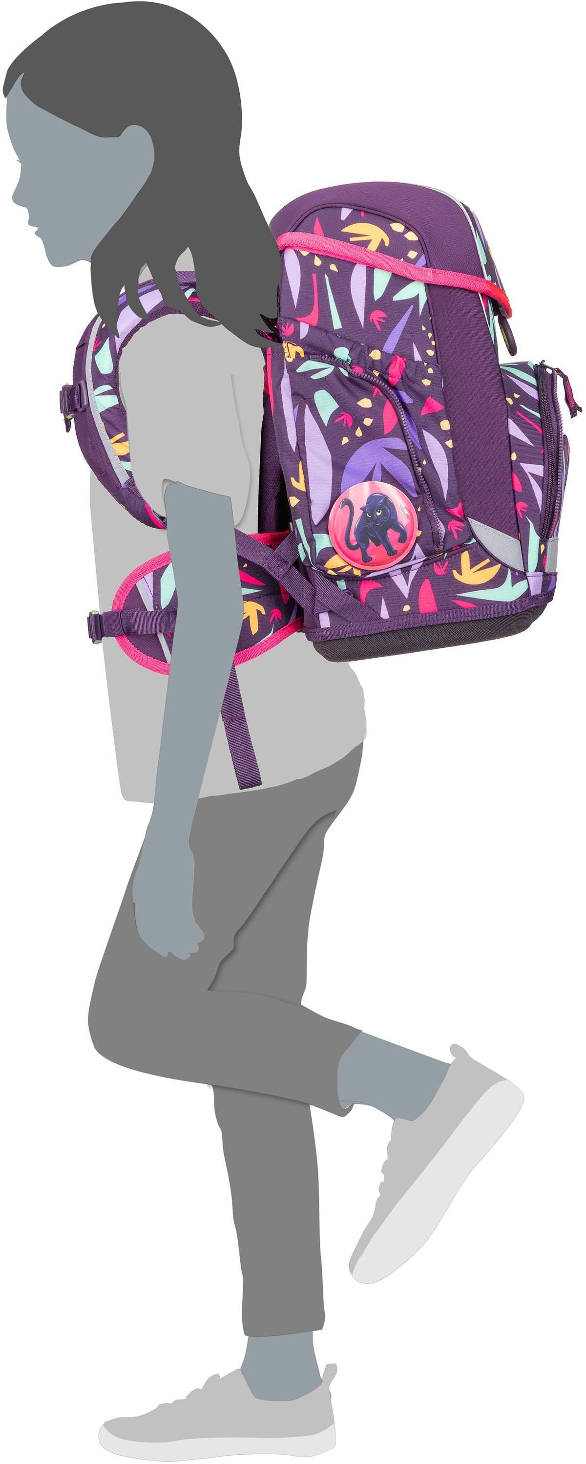 ergobag cubo Set LUMI CyBär Race cartable – Vue Silhouette