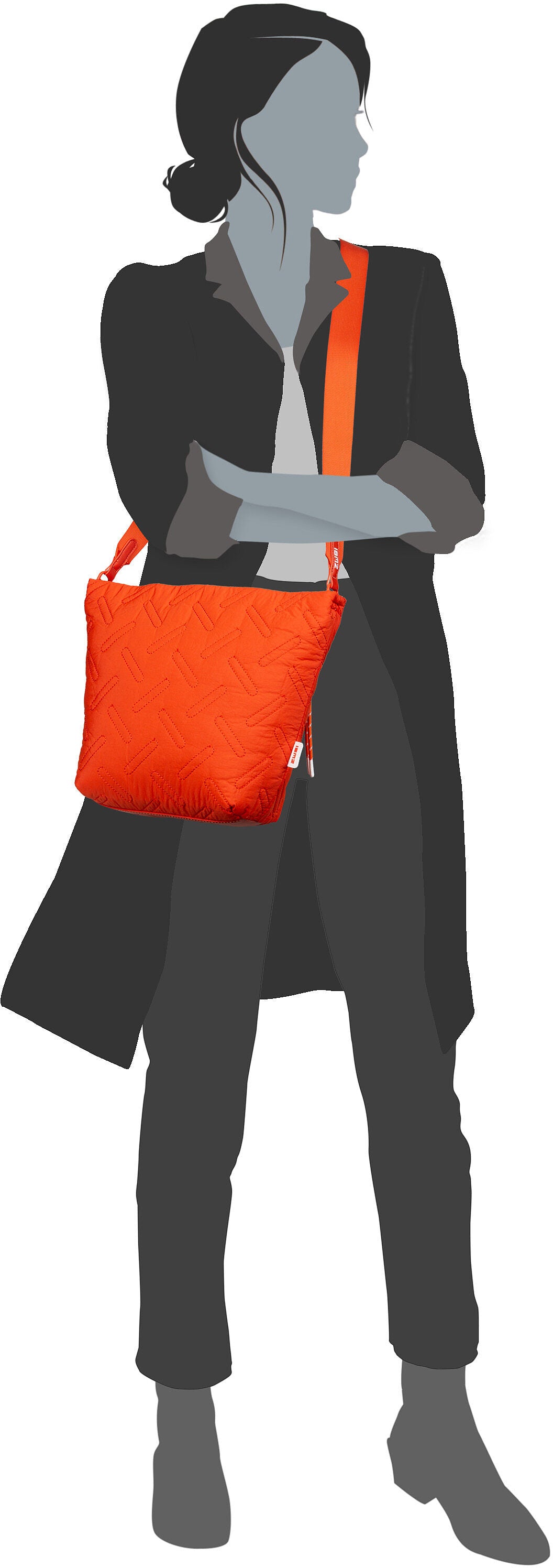 zwei Cleo CL90 FS25 Sand Borsa a tracolla – Vista Silhouette