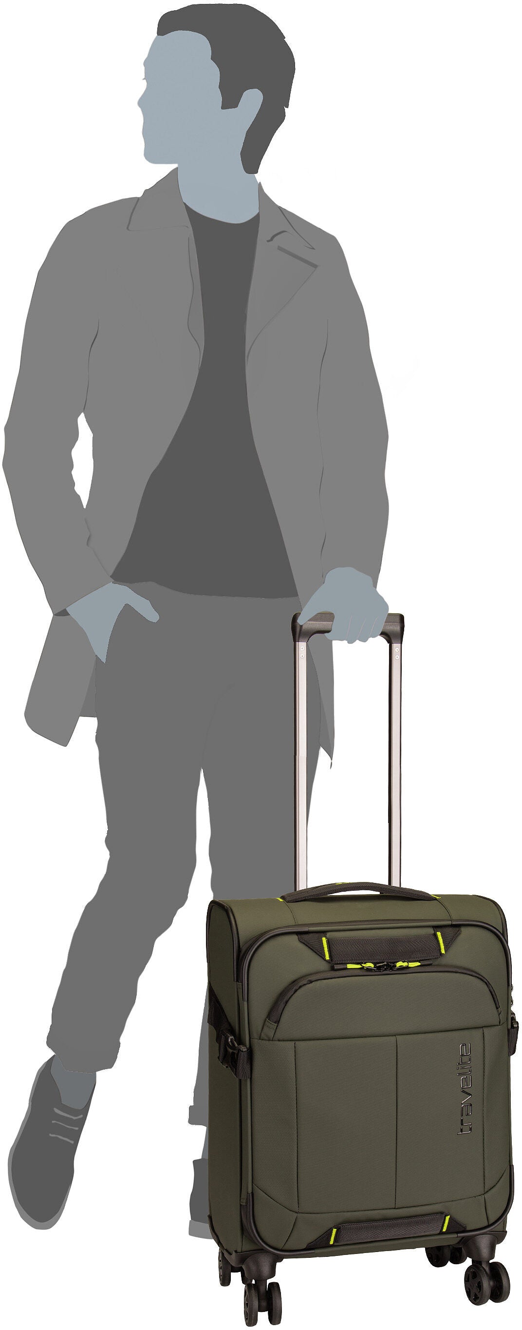 travelite Briize 4W Trolley S Curry Maleta – Vista Silueta