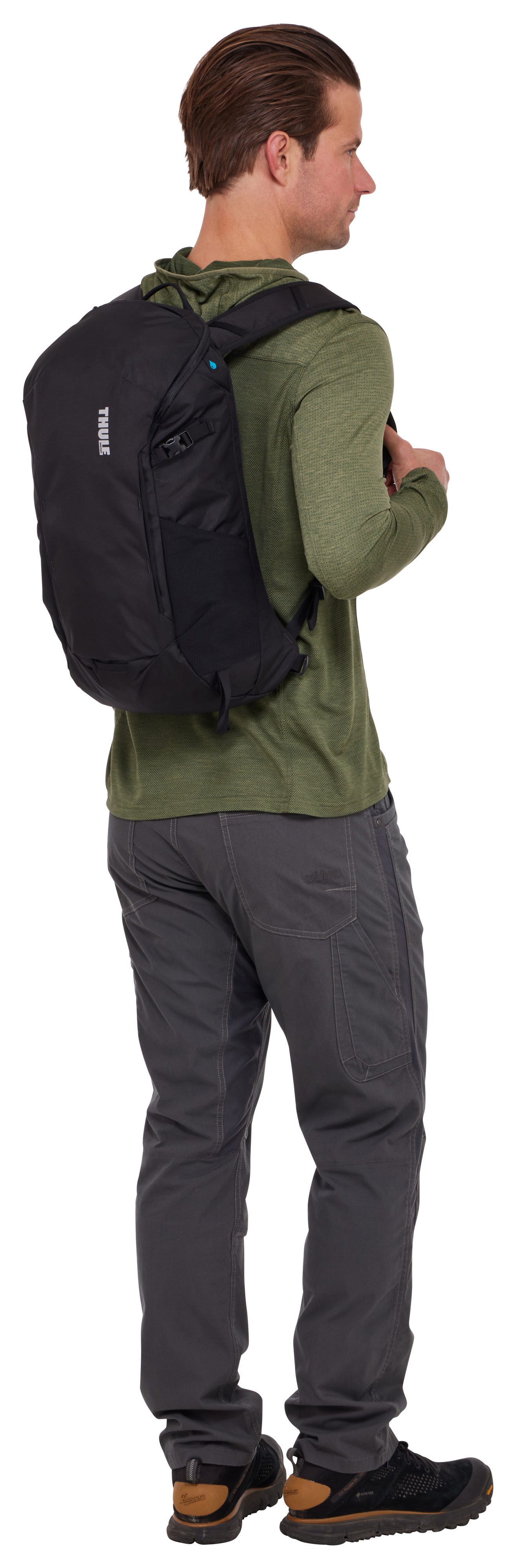 Thule AllTrail 18L Black Sac à dos de randonnée – Vue Silhouette