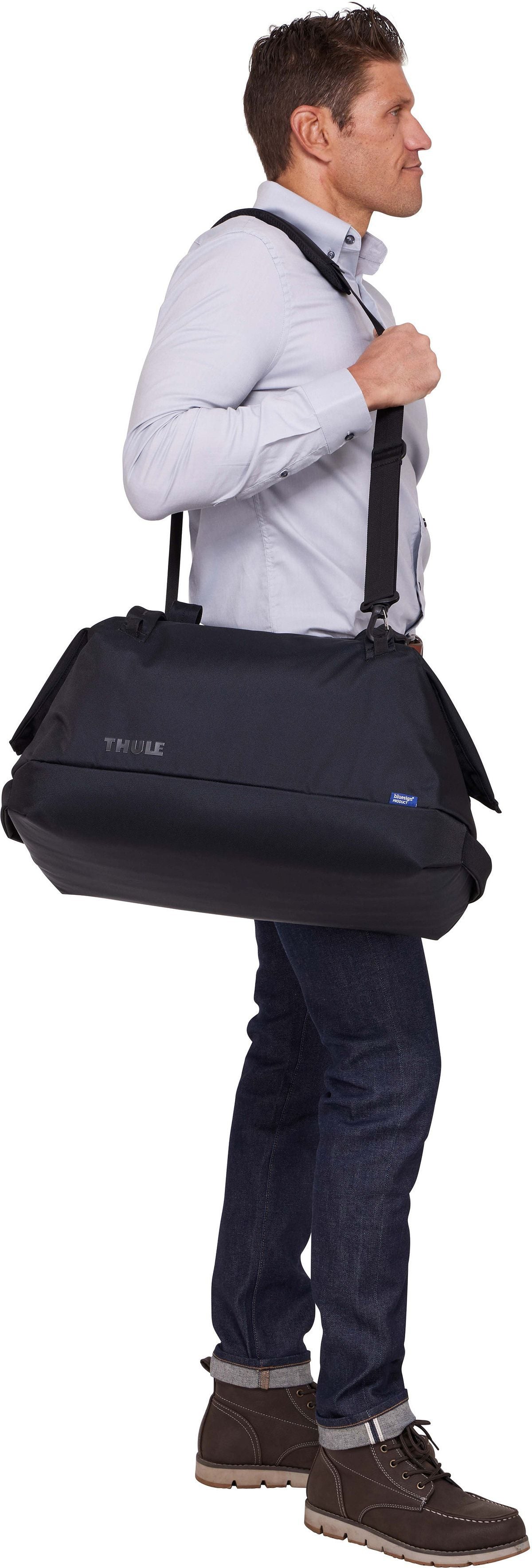 Thule Subterra 2 Duffel 35L Black Dufflebag – Vista Silueta