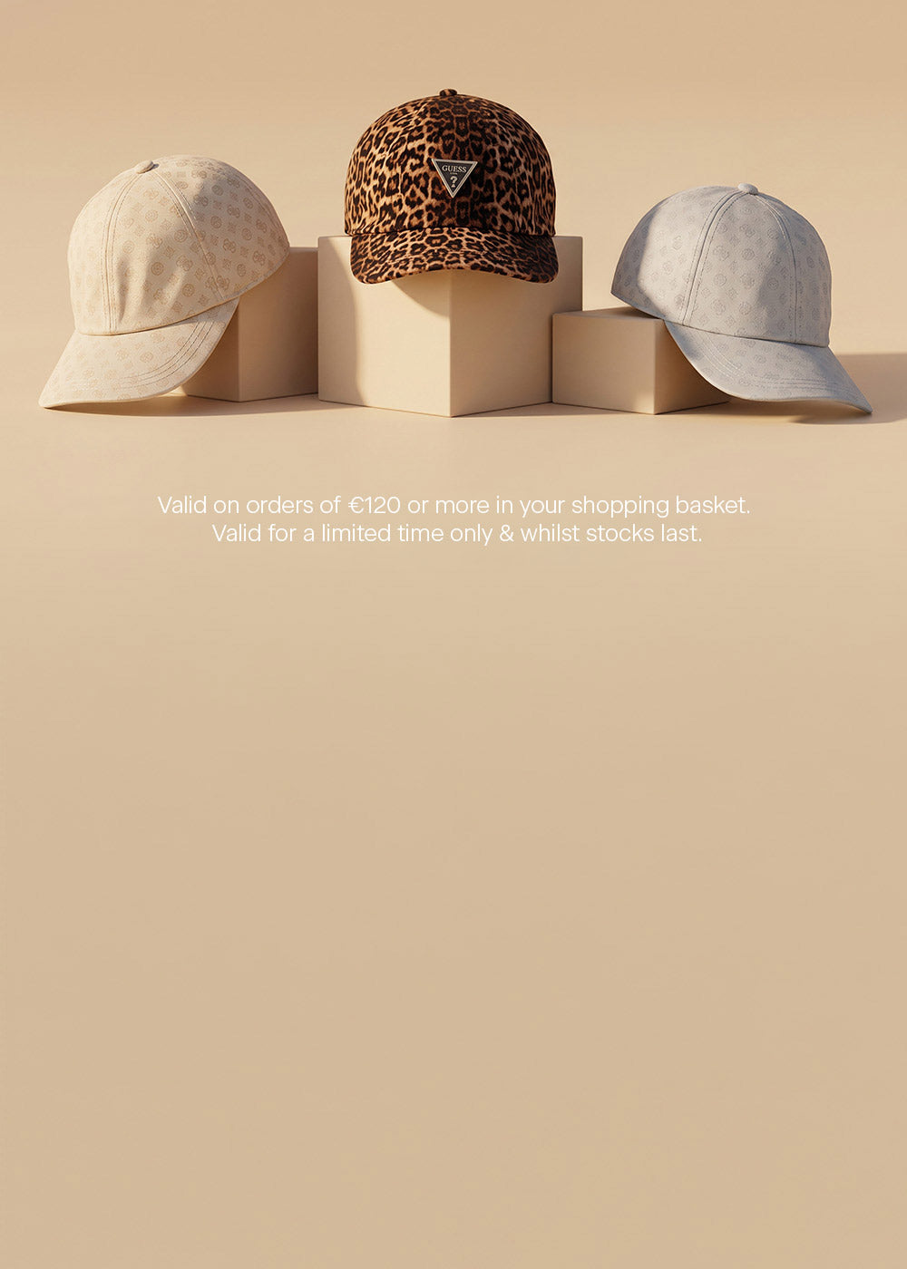 Buy a bag, get a free GUESS cap