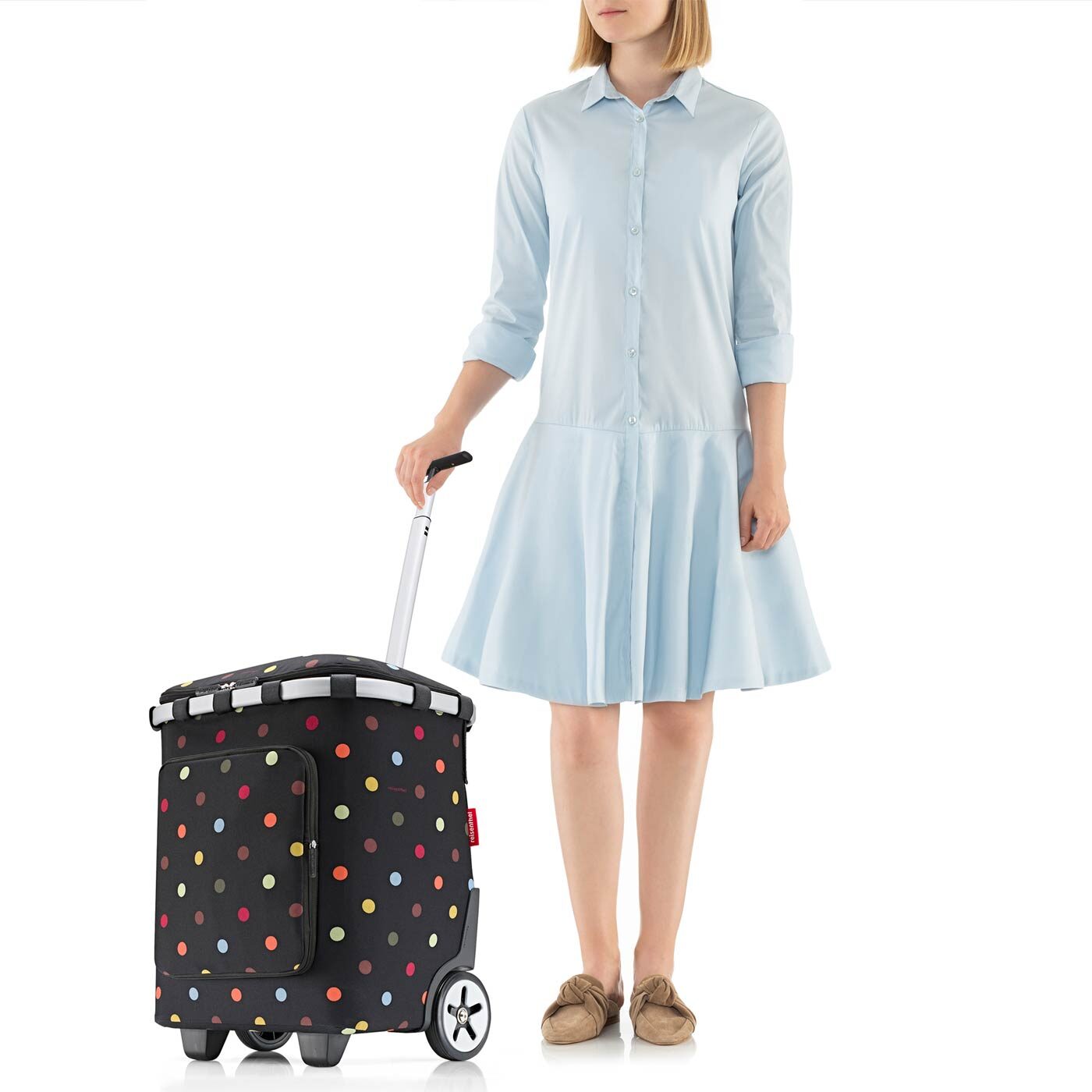 reisenthel carrycruiser plus Dots Winkelwagen – Silhouetweergave