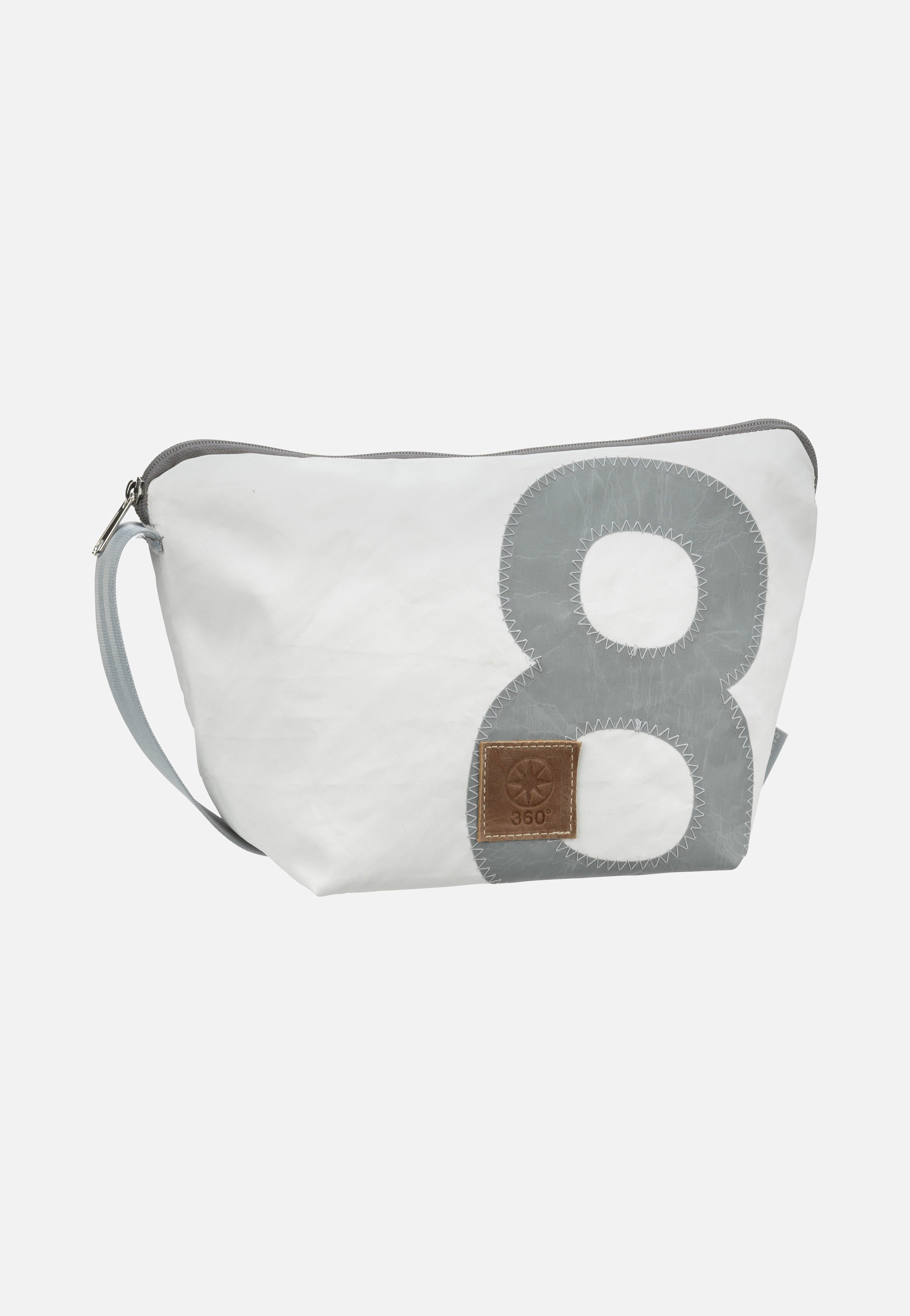 360Grad Brise Weiß/Grau Toiletry Bag