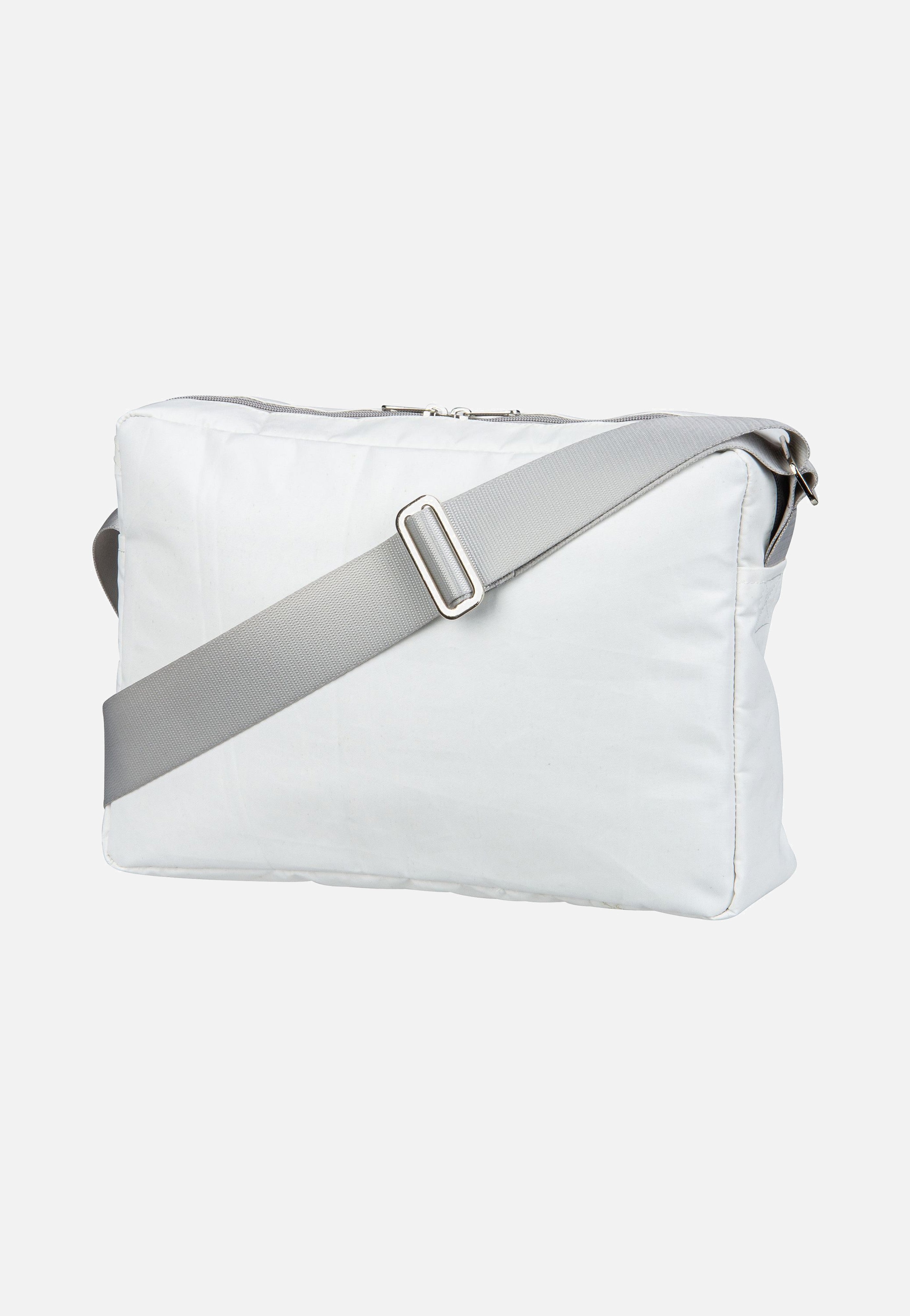360Grad Fender L Stencil-Weiß/Grau Crossbody Bag