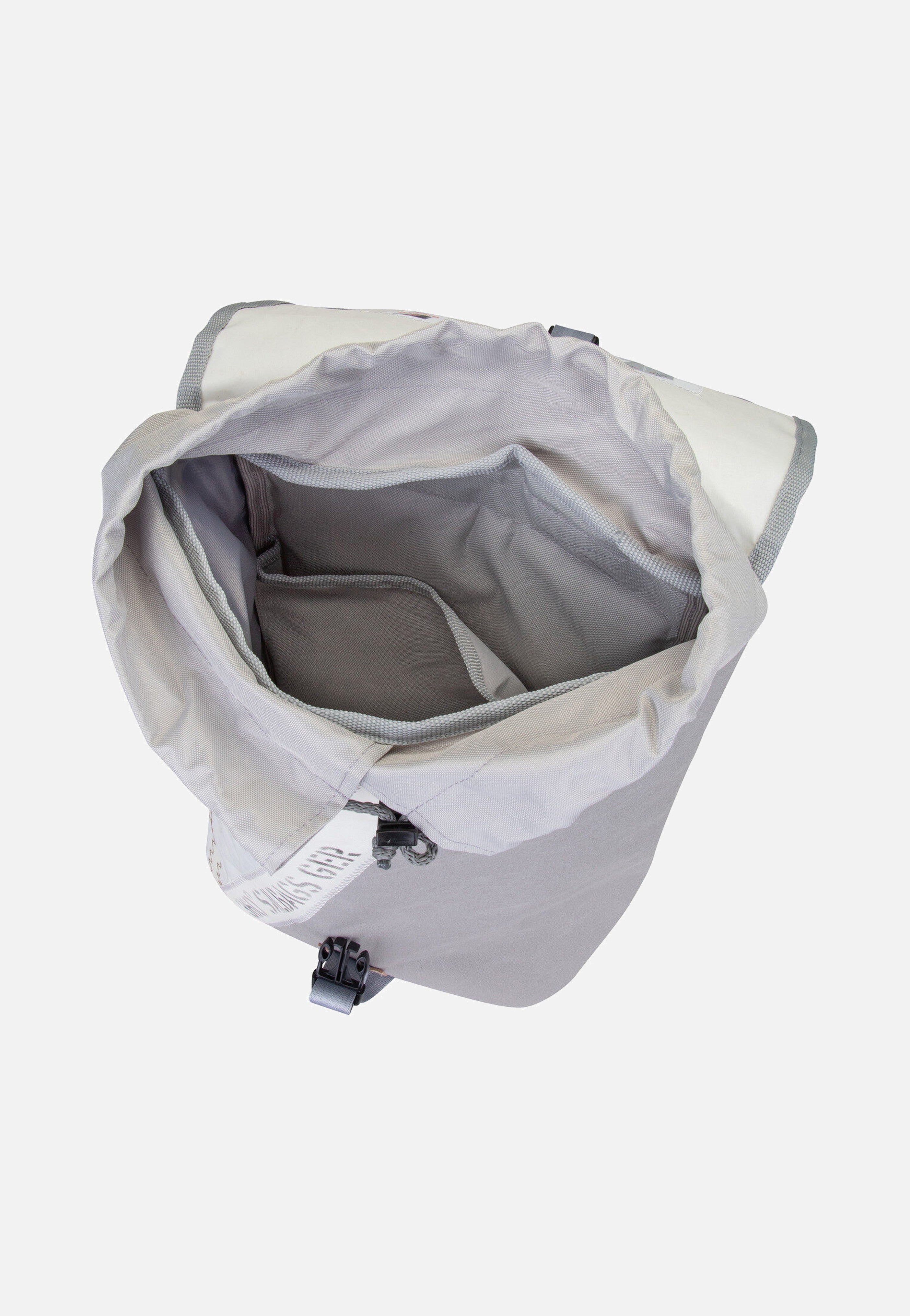 360Grad Landgang Mini Stencil-Weiß/Grau Backpack