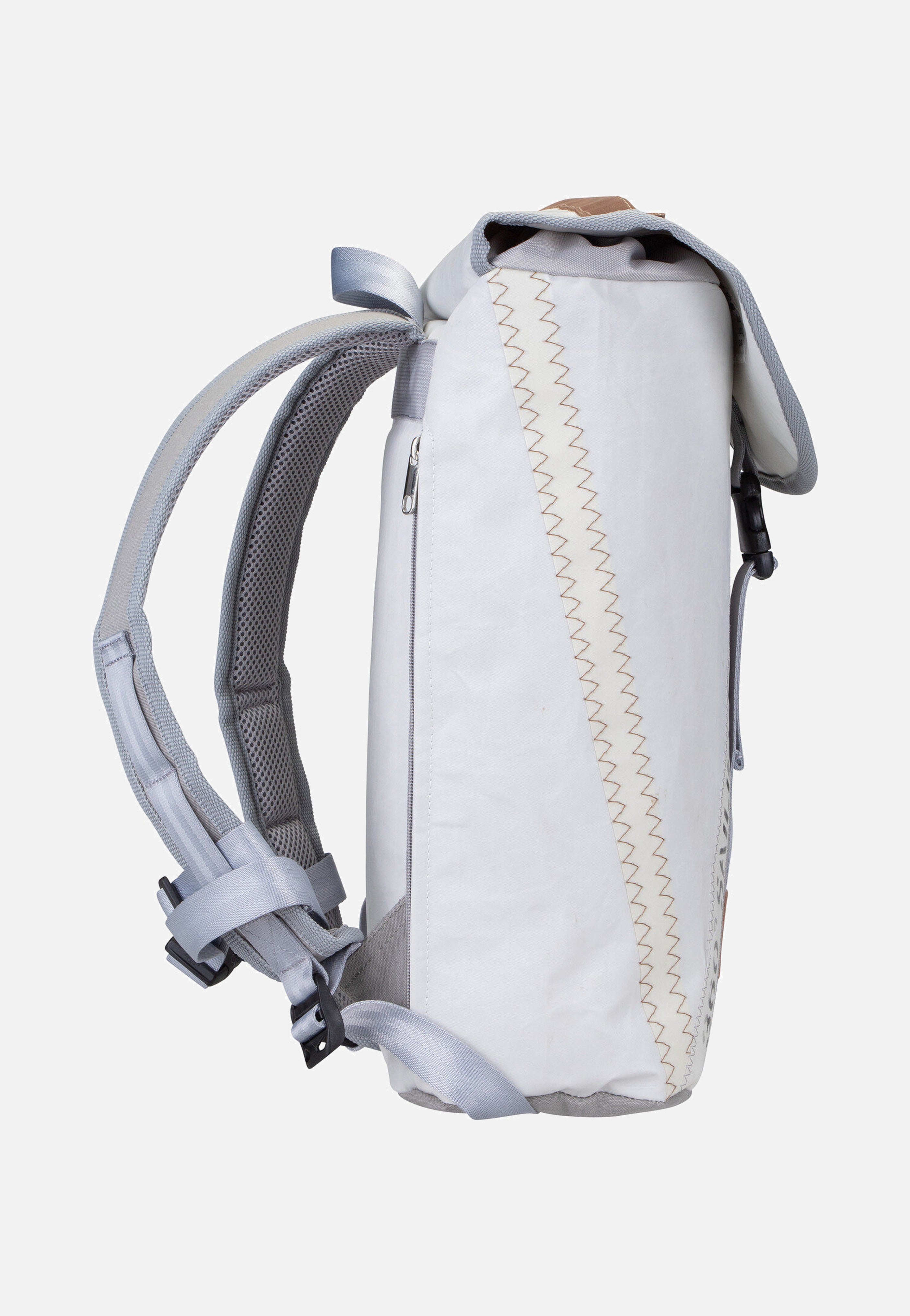 360Grad Landgang Mini Stencil-Weiß/Grau Backpack