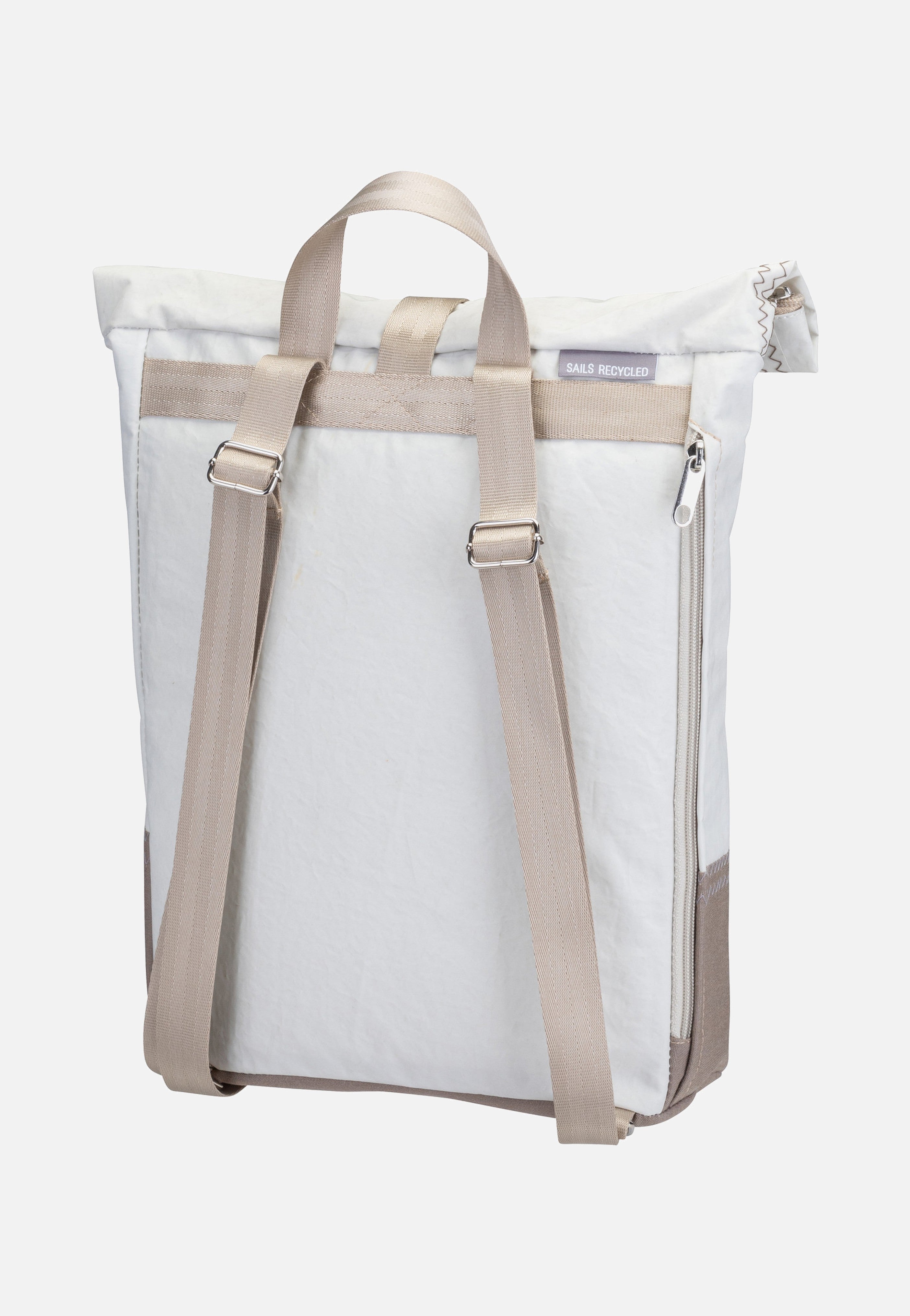 360Grad - Möwe Weiß/Balken Persenning Taupe - Backpack | Neutral-Image