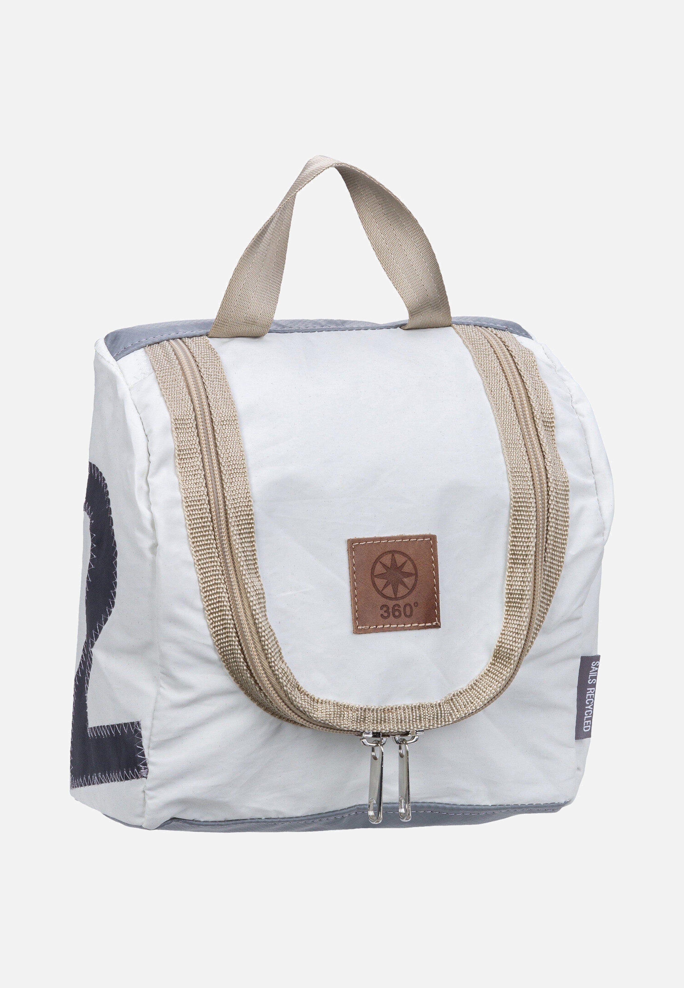 360Grad Matrose XL Weiß/Grau Toiletry Bag