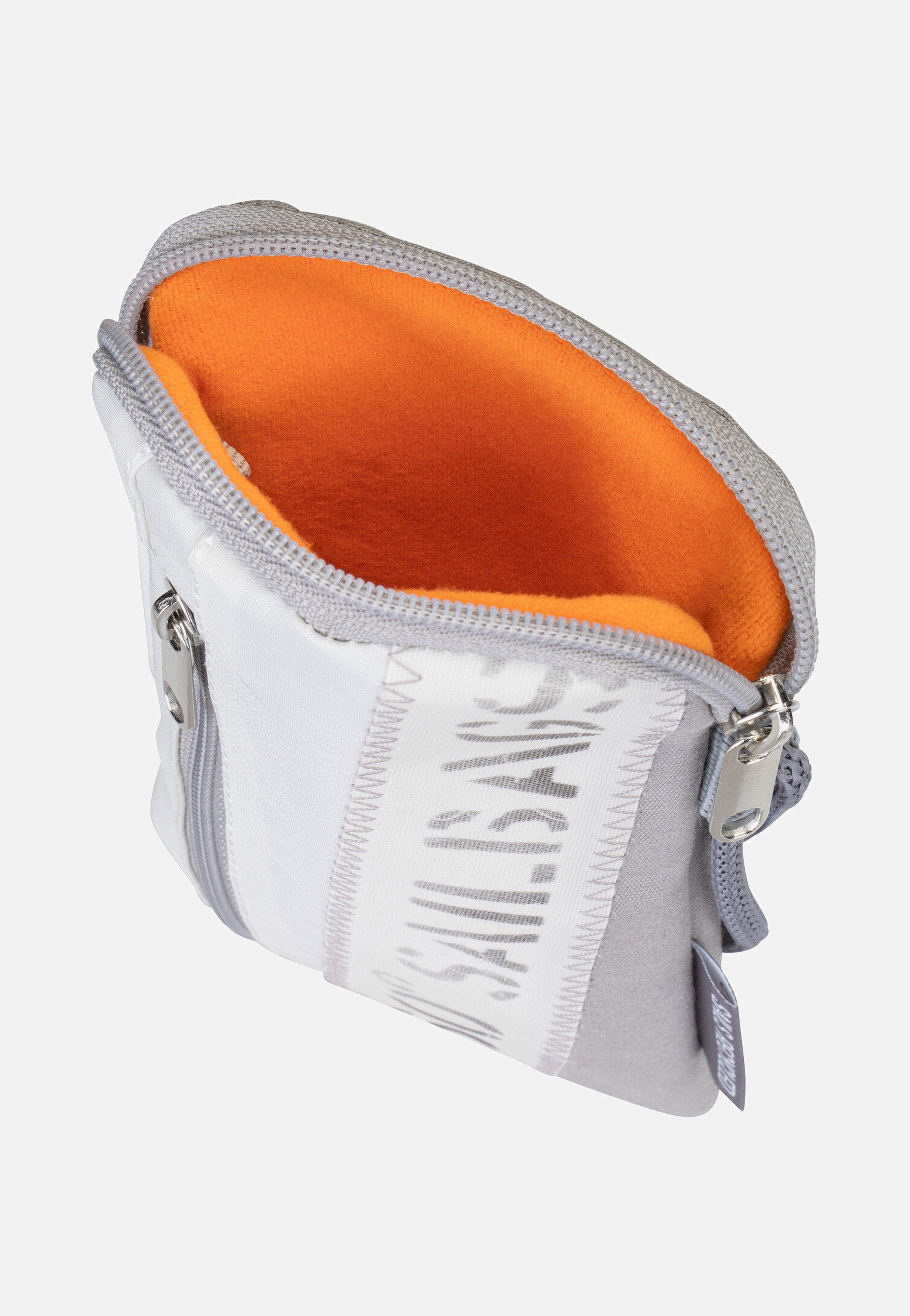 360Grad Nautik Lütt Stencil-Weiß/Grau Phone Pouch
