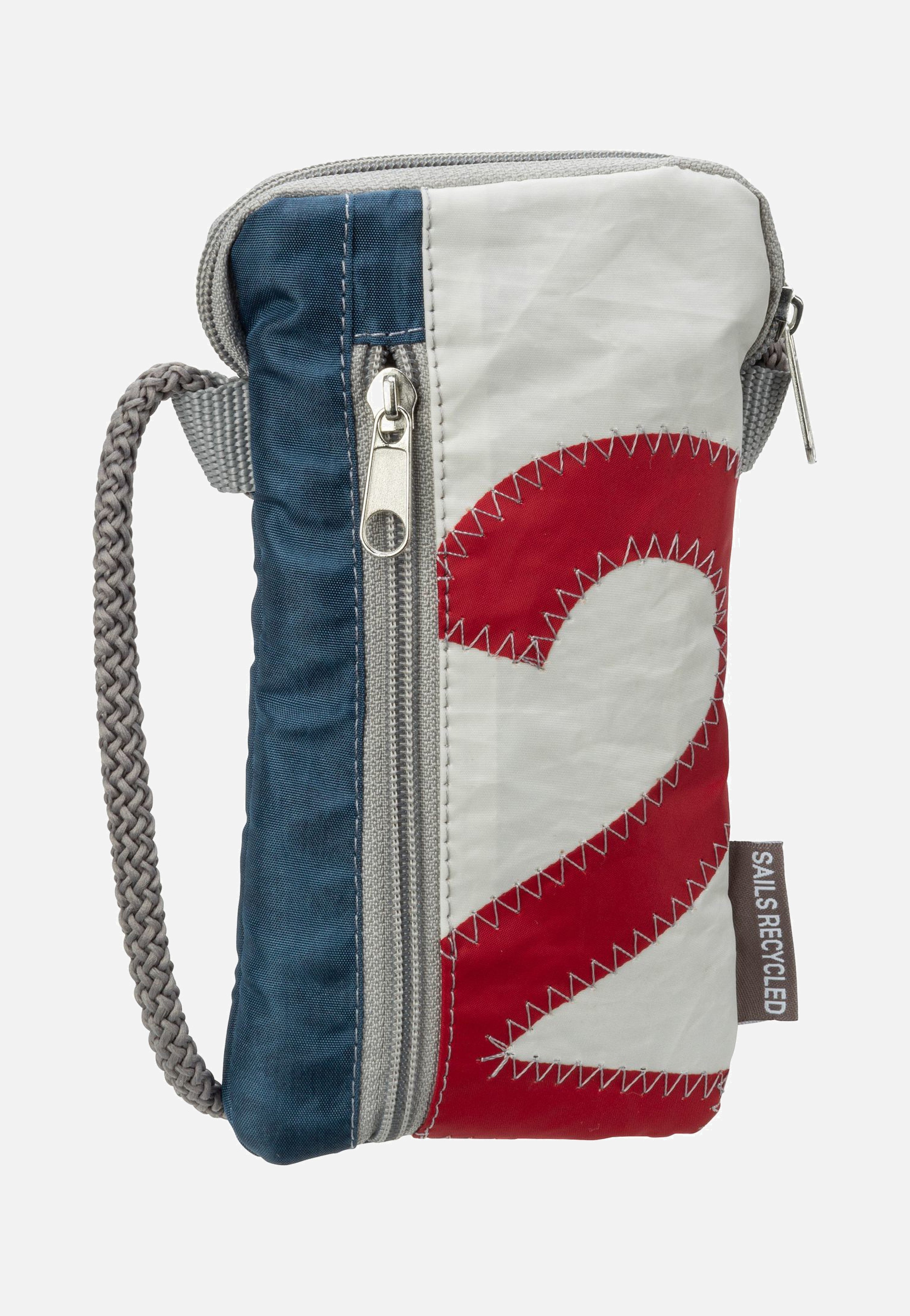 360Grad Nautik Lütt Weiß/Blau mit roter Zahl Phone Pouches