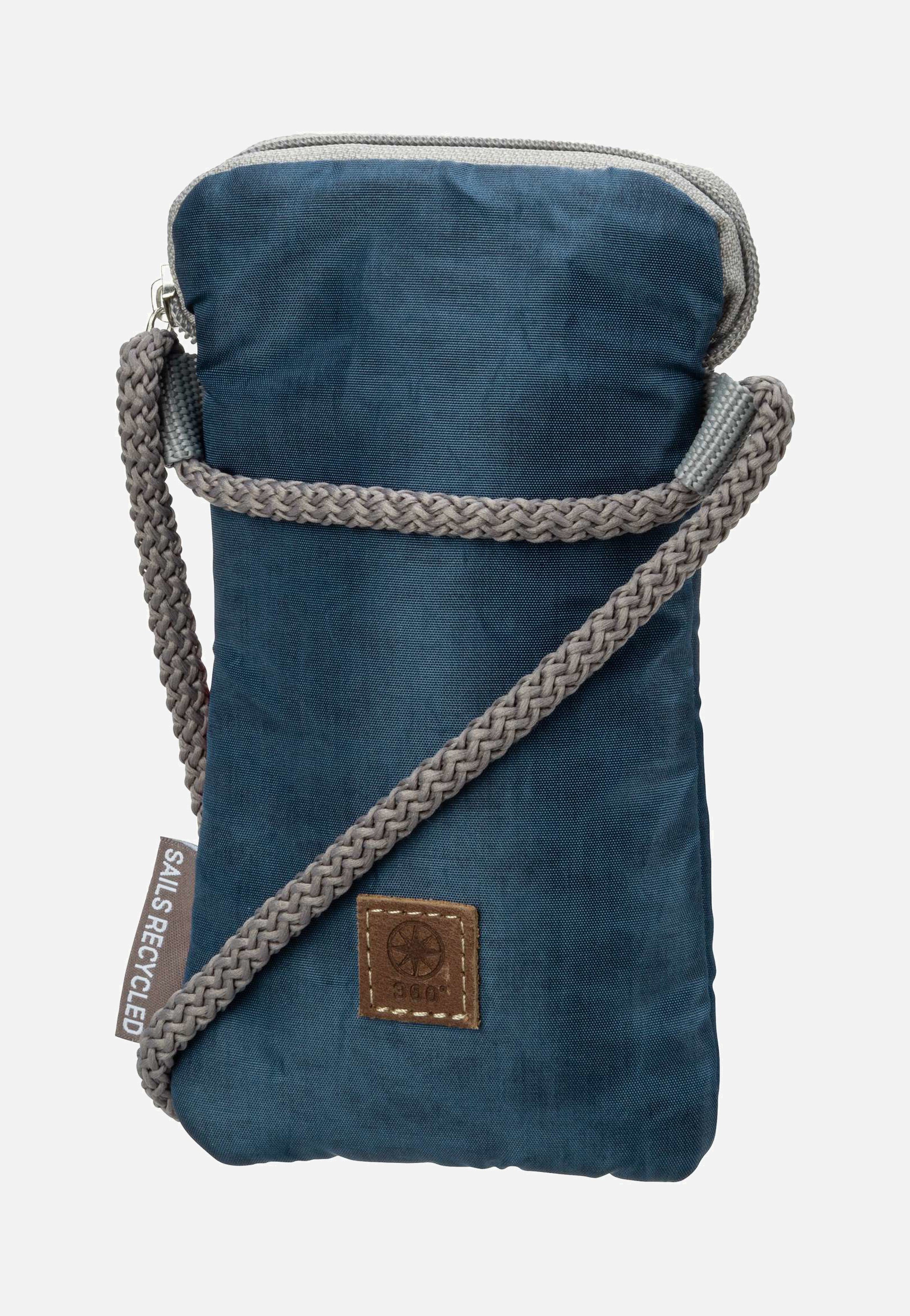 360Grad - Nautik Lütt Weiß/Blau mit roter Zahl - Phone Pouches | Neutral-Image