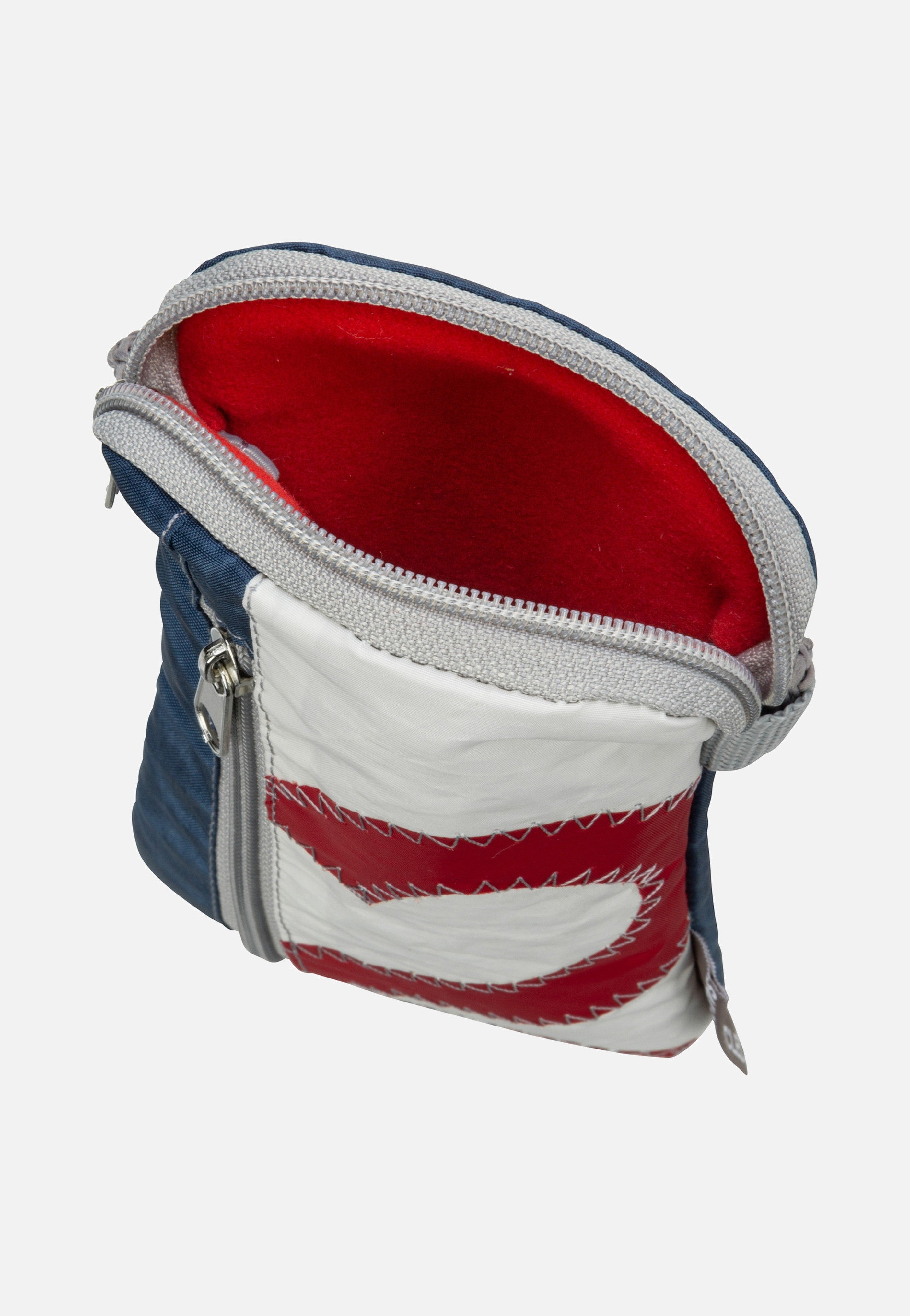 360Grad Nautik Lütt Weiß/Blau mit roter Zahl Phone Pouches