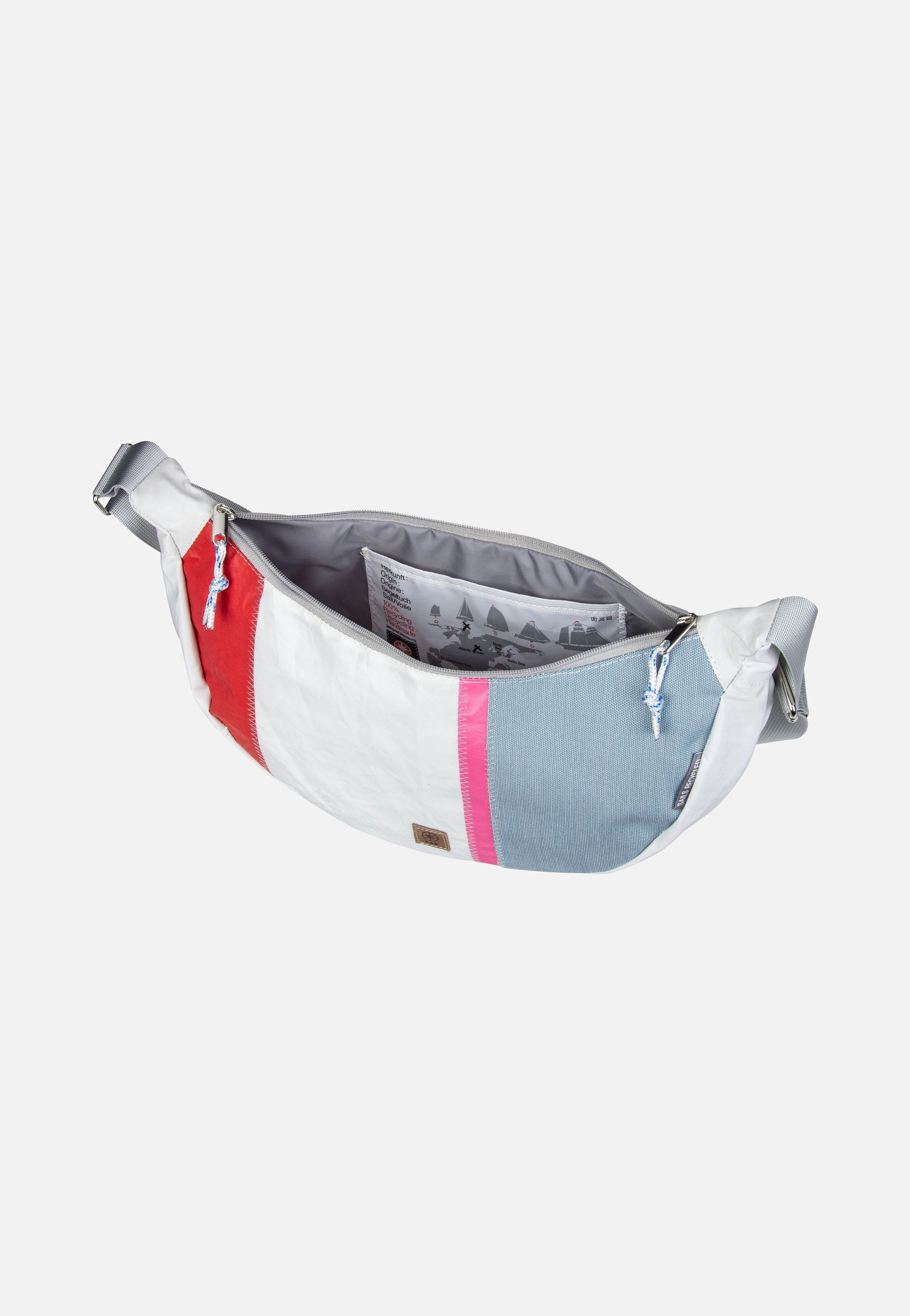 360Grad - Roop L Weel-Weiß/Hellblau/Rot/Pink - Sling Bag | Neutral-Image