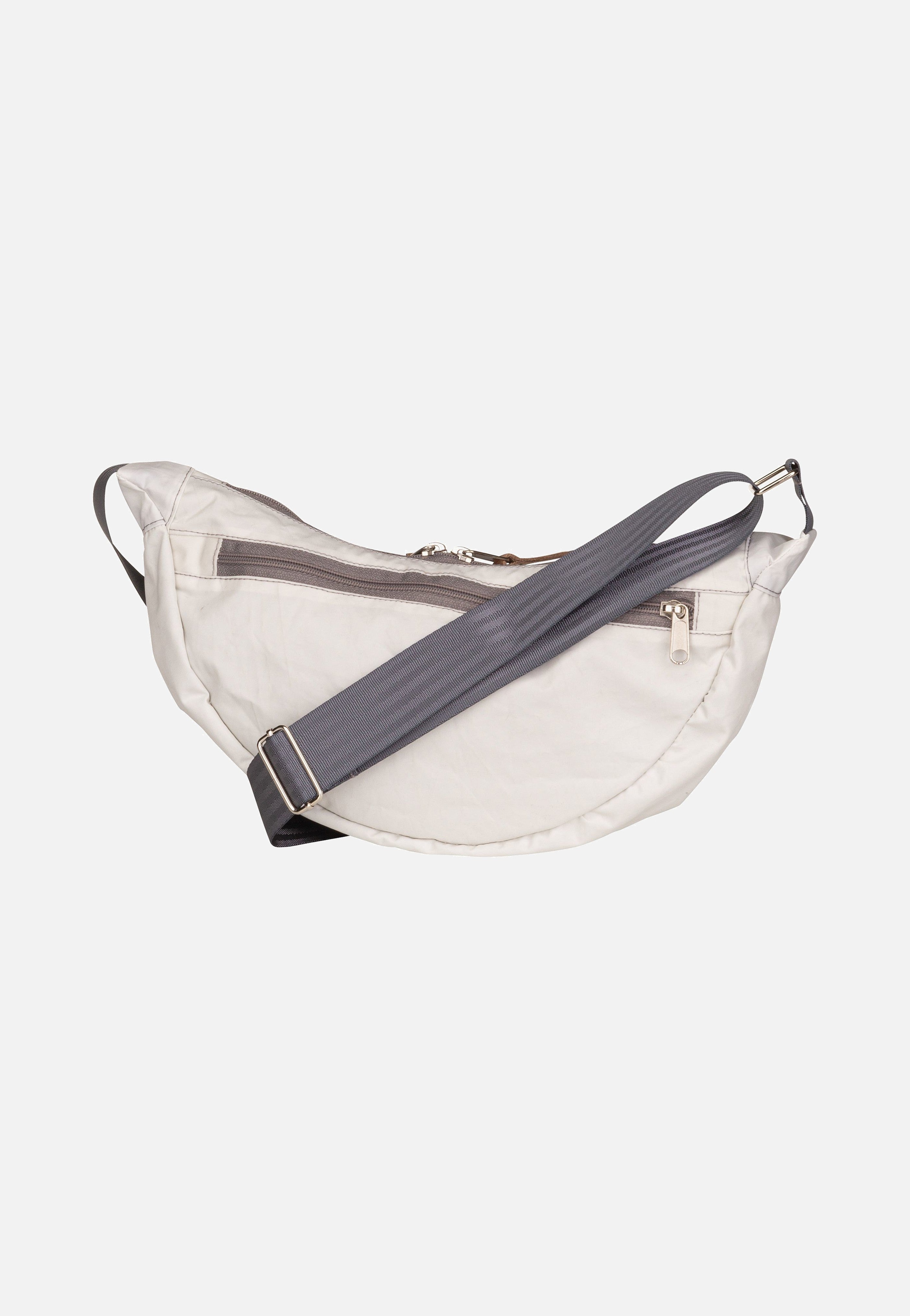 360Grad Roop Weiß/Blau mit grauer Zahl Sling Bag