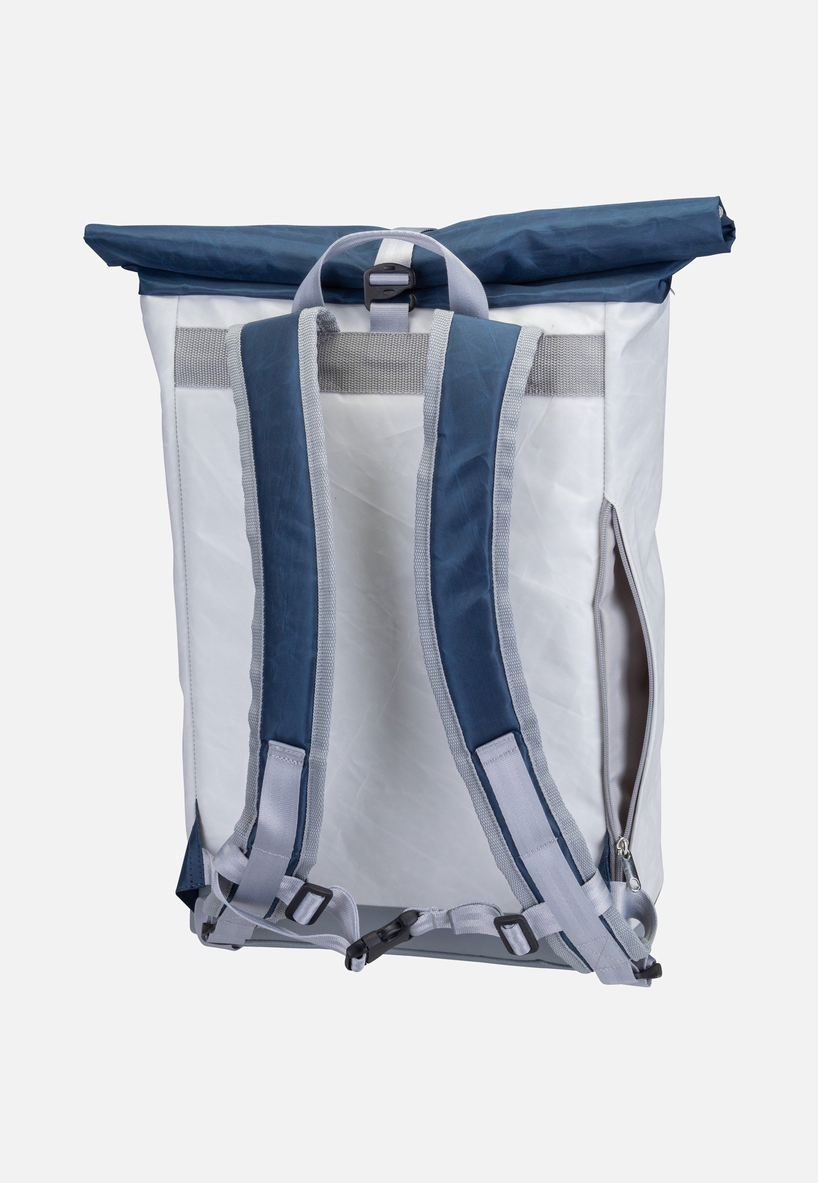 360Grad Tide Weiß/Blau/Zahl Hellgrau Rolltop Backpack