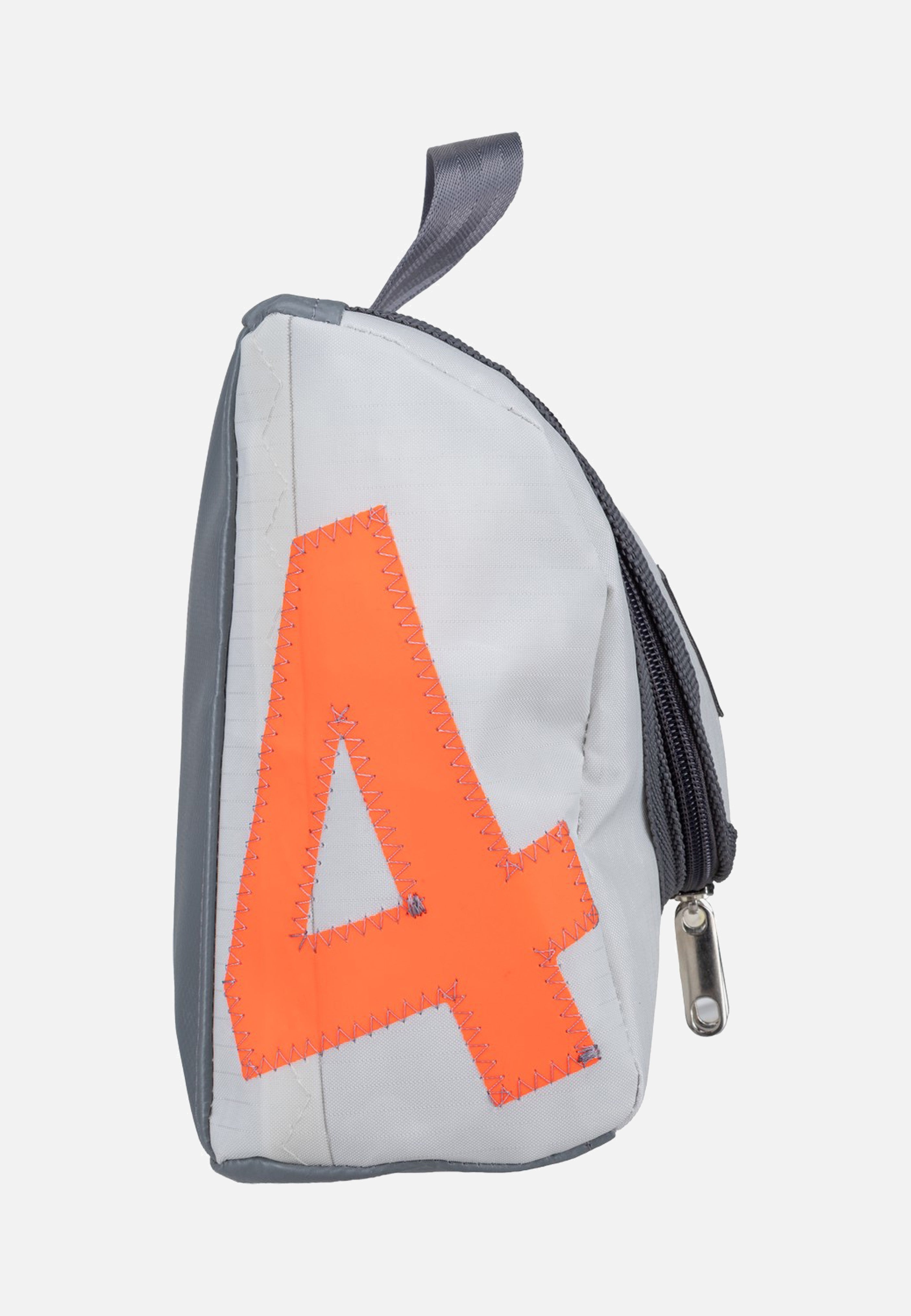 360Grad Matrose XL Weiss/Zahl Neonorange Toiletry Bag