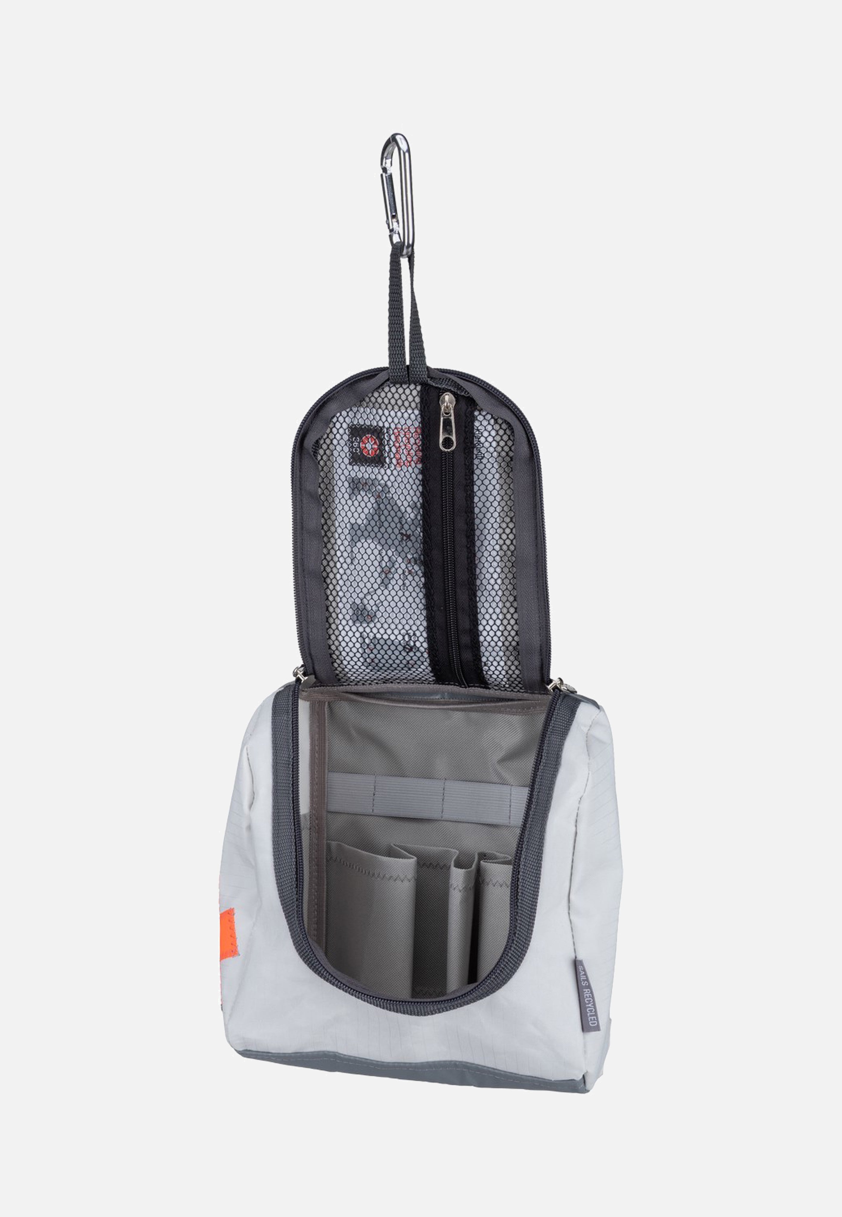 360Grad Matrose XL Weiss/Zahl Neonorange Toiletry Bag