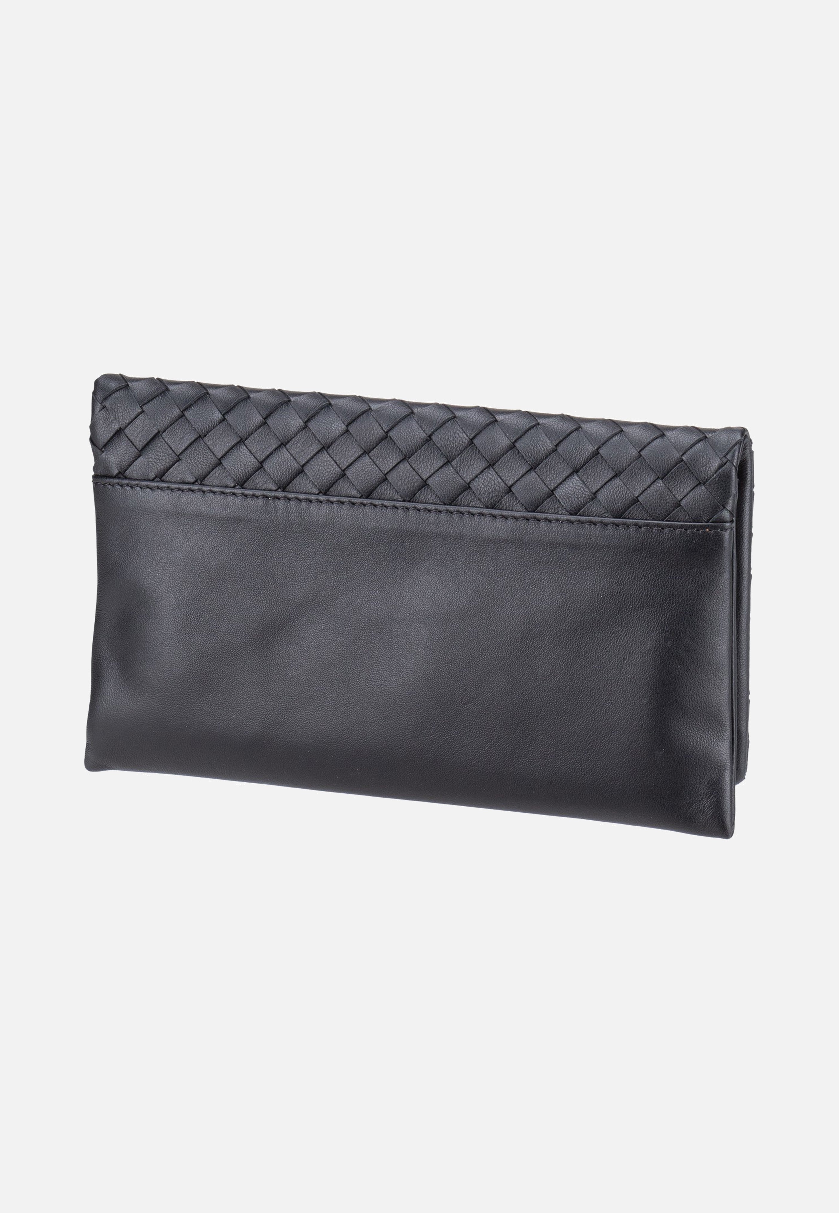 abro Clutch Piuma Weaving Black/Nickel Clutch