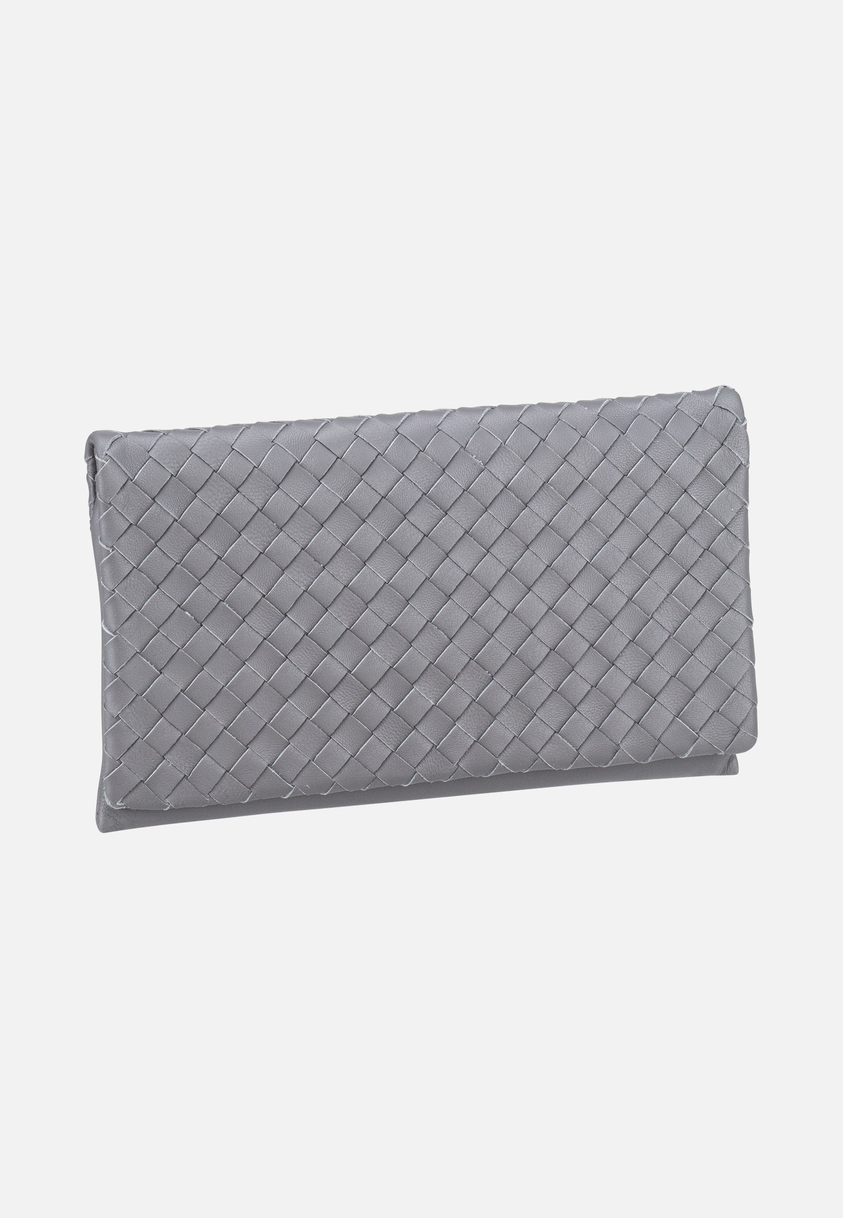 abro Clutch Piuma Weaving Zinc Clutch