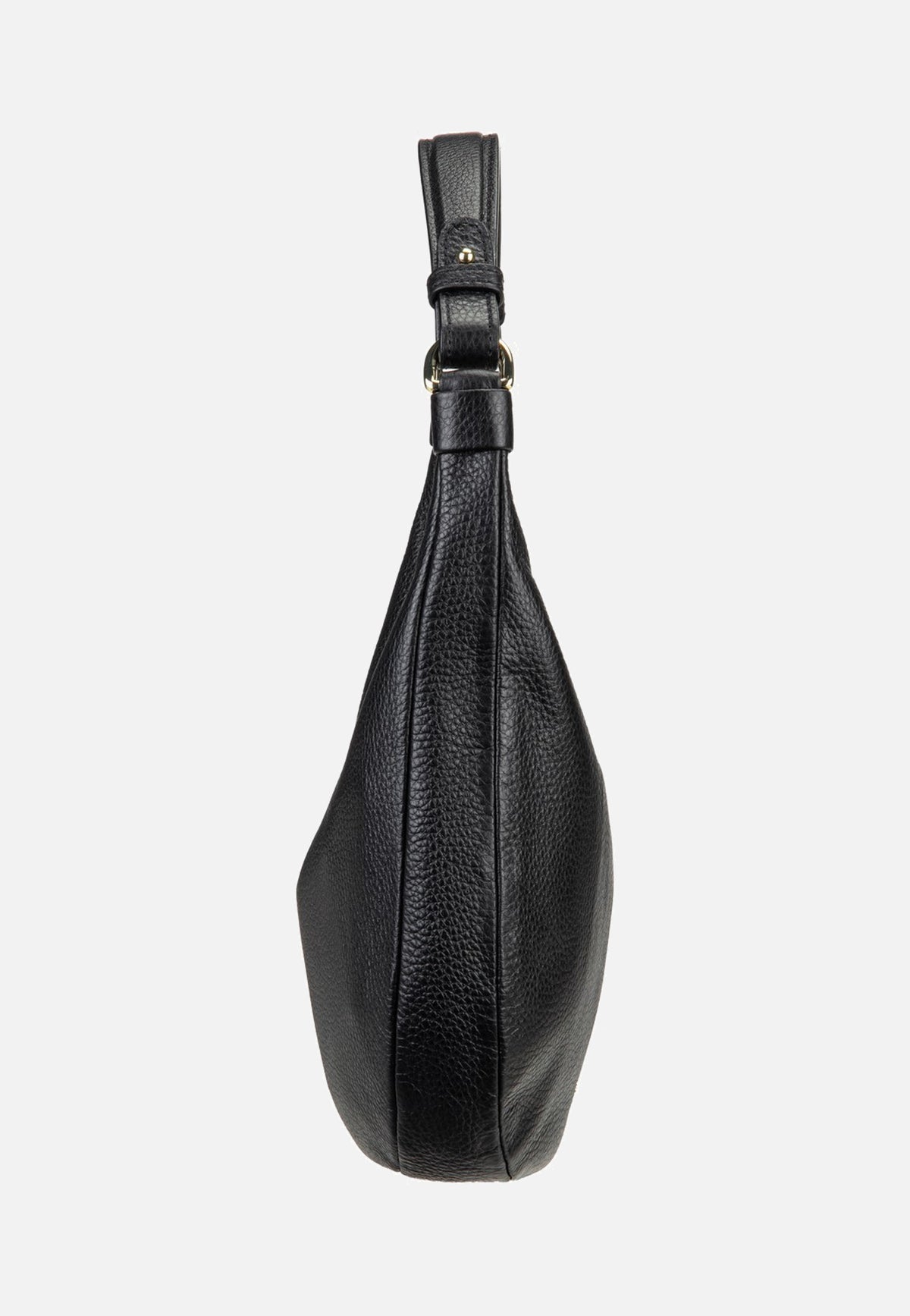 abro Nana Mini Black/Gold Hobo Bag