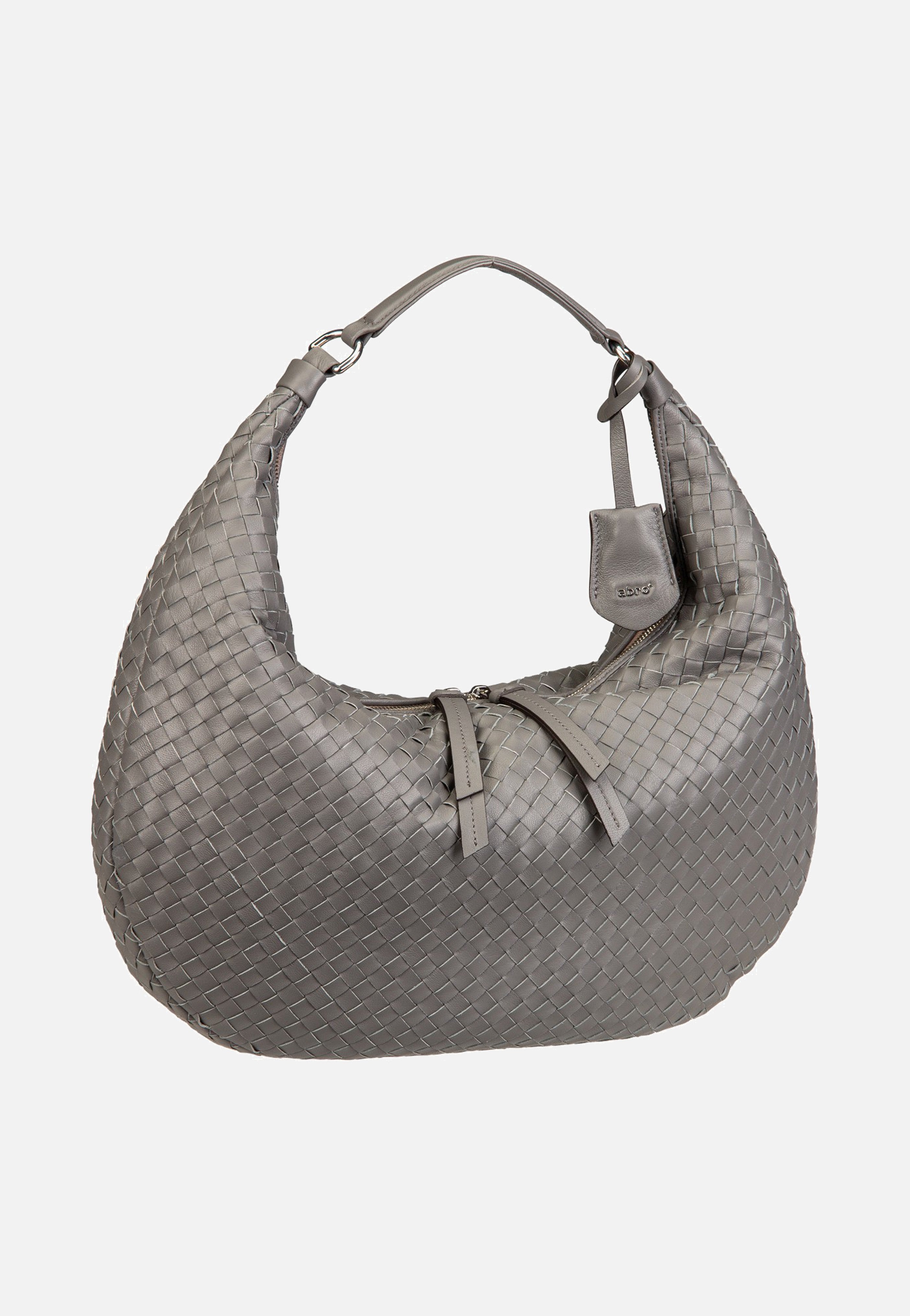 abro - Nana Piuma Weaving Zinc - Hobo Bag | Neutral-Image