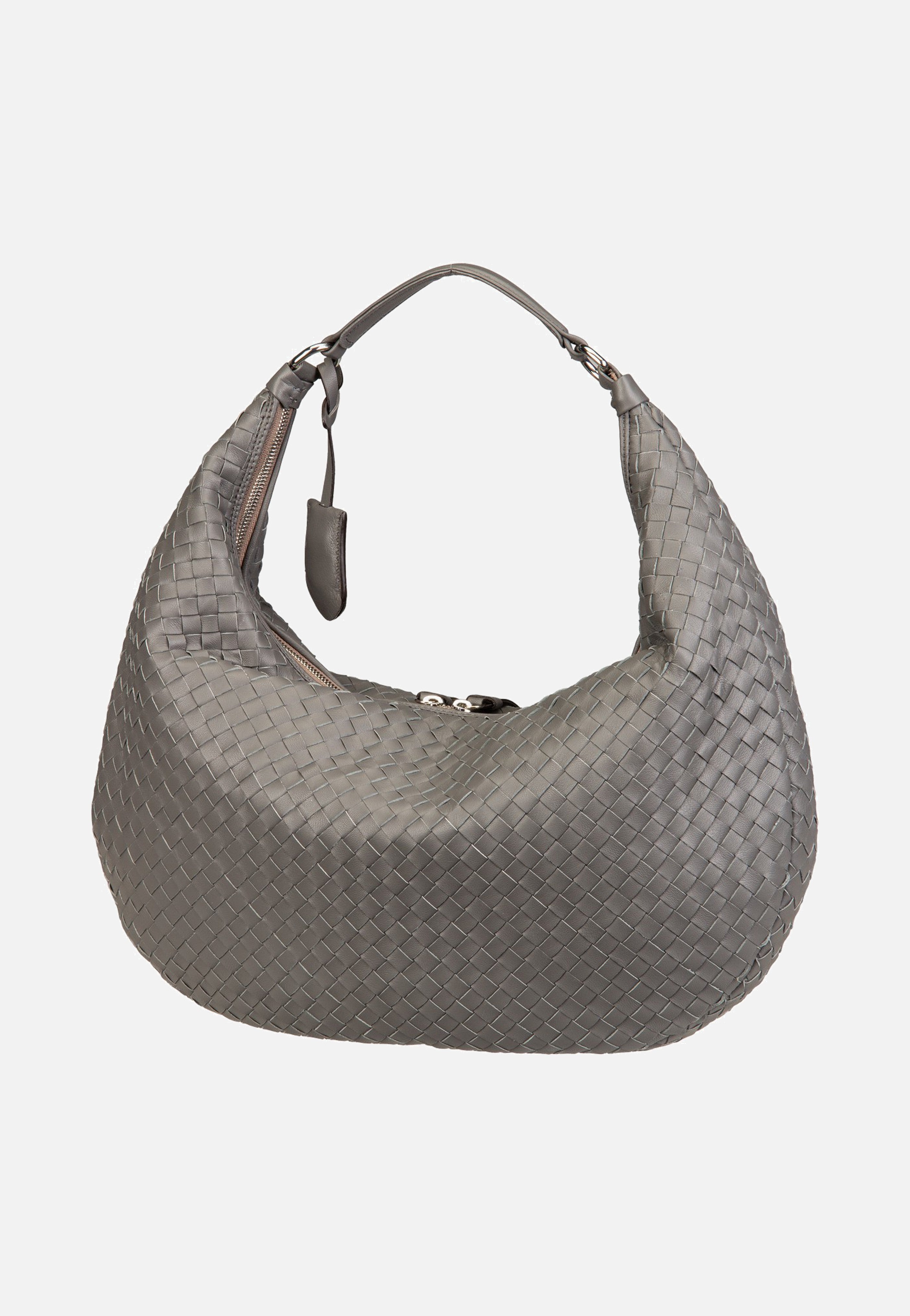 abro - Nana Piuma Weaving Zinc - Hobo Bag | Neutral-Image