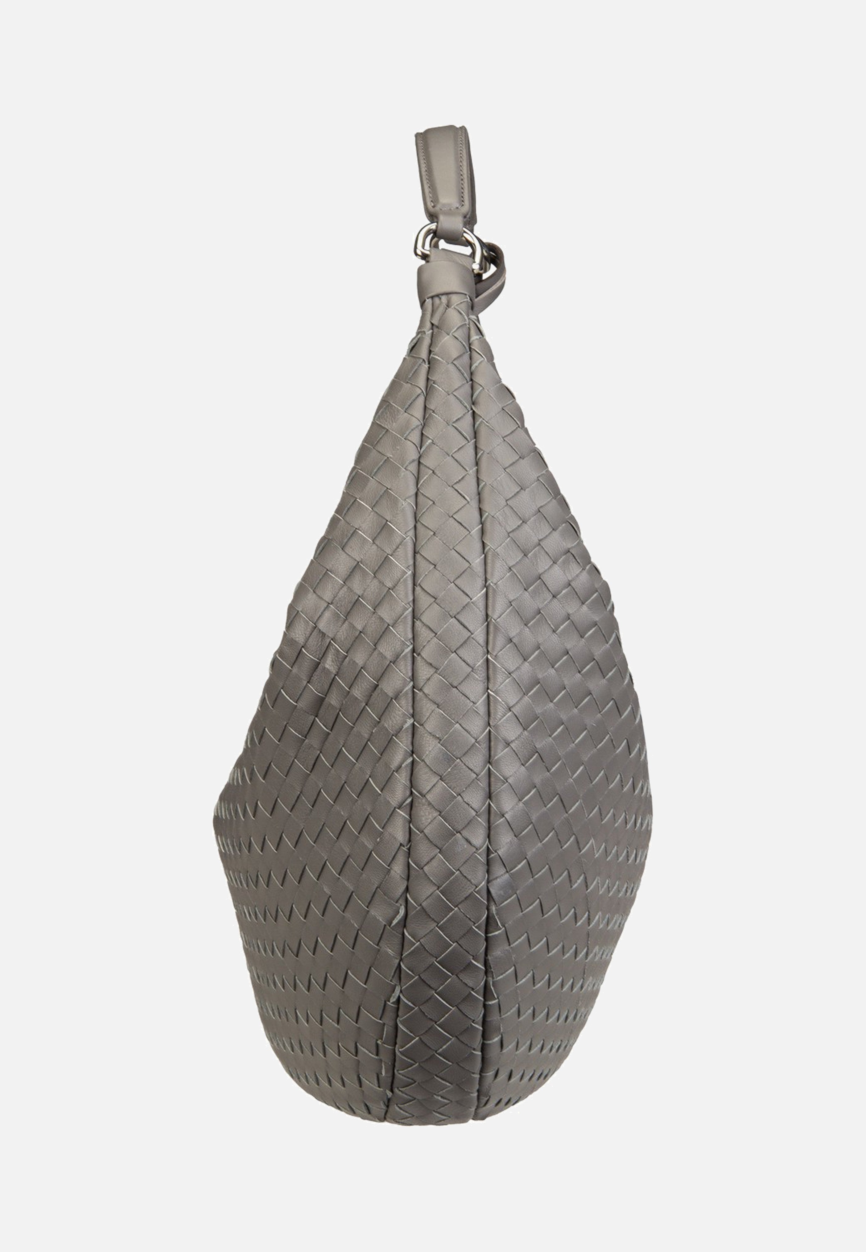 abro - Nana Piuma Weaving Zinc - Hobo Bag | Neutral-Image