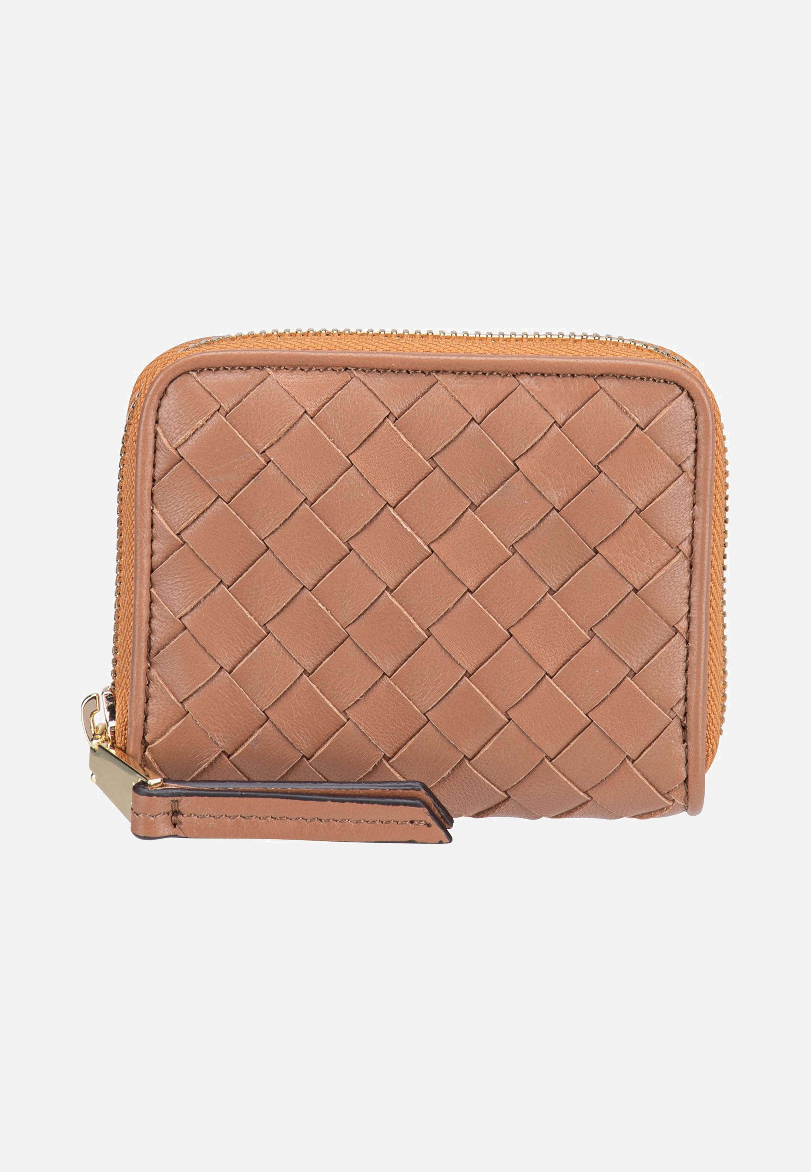abro Piuma Weaving Mini Wallet Cuoio Wallet