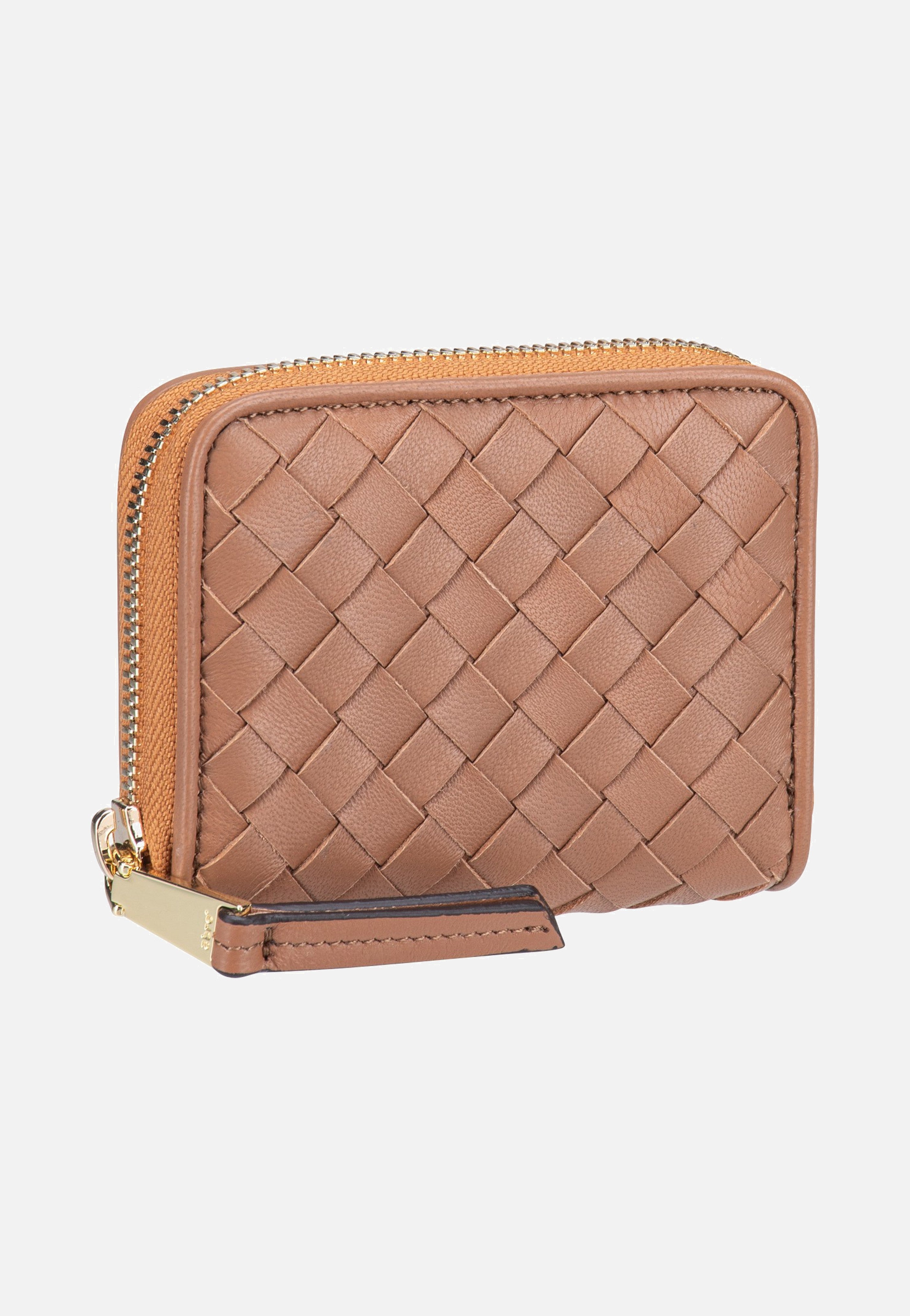 abro Piuma Weaving Mini Wallet Cuoio Wallet