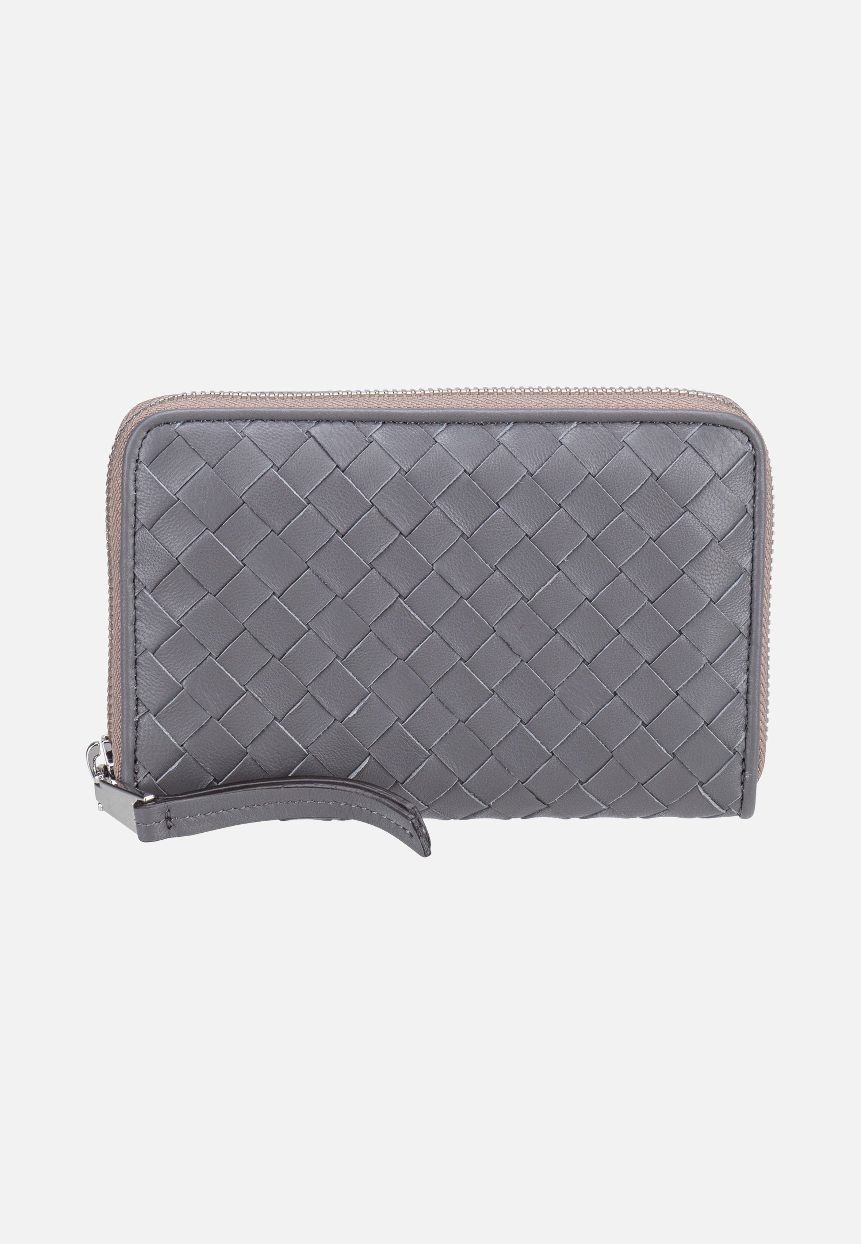abro Piuma Weaving Wallet M Zinc Wallet