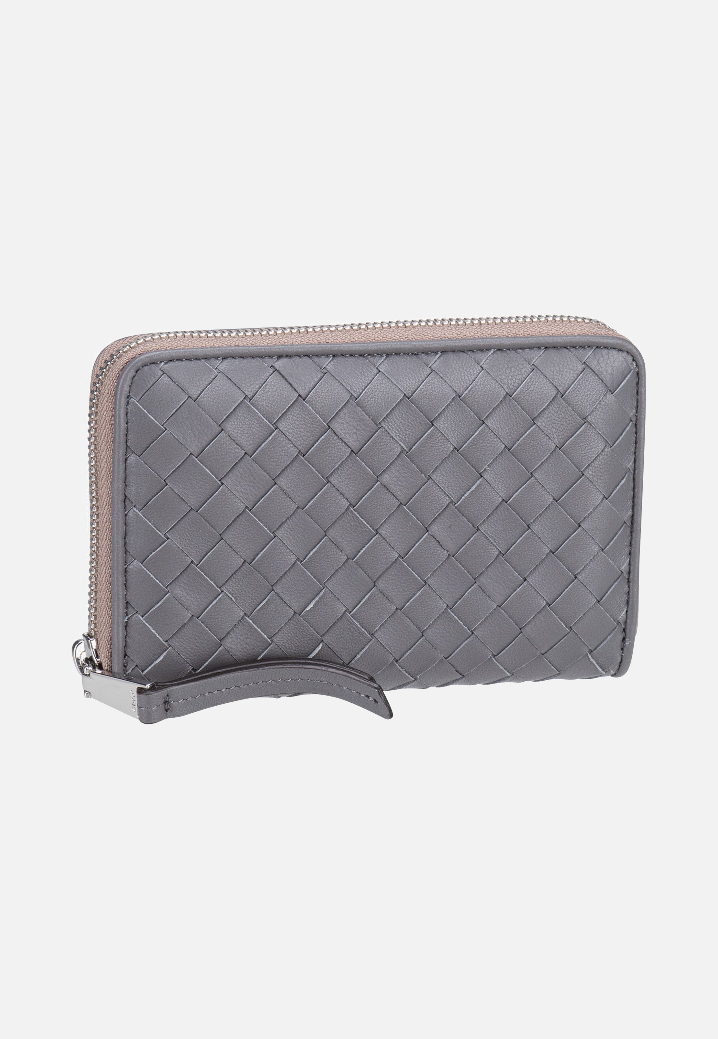 abro Piuma Weaving Wallet M Zinc Wallet