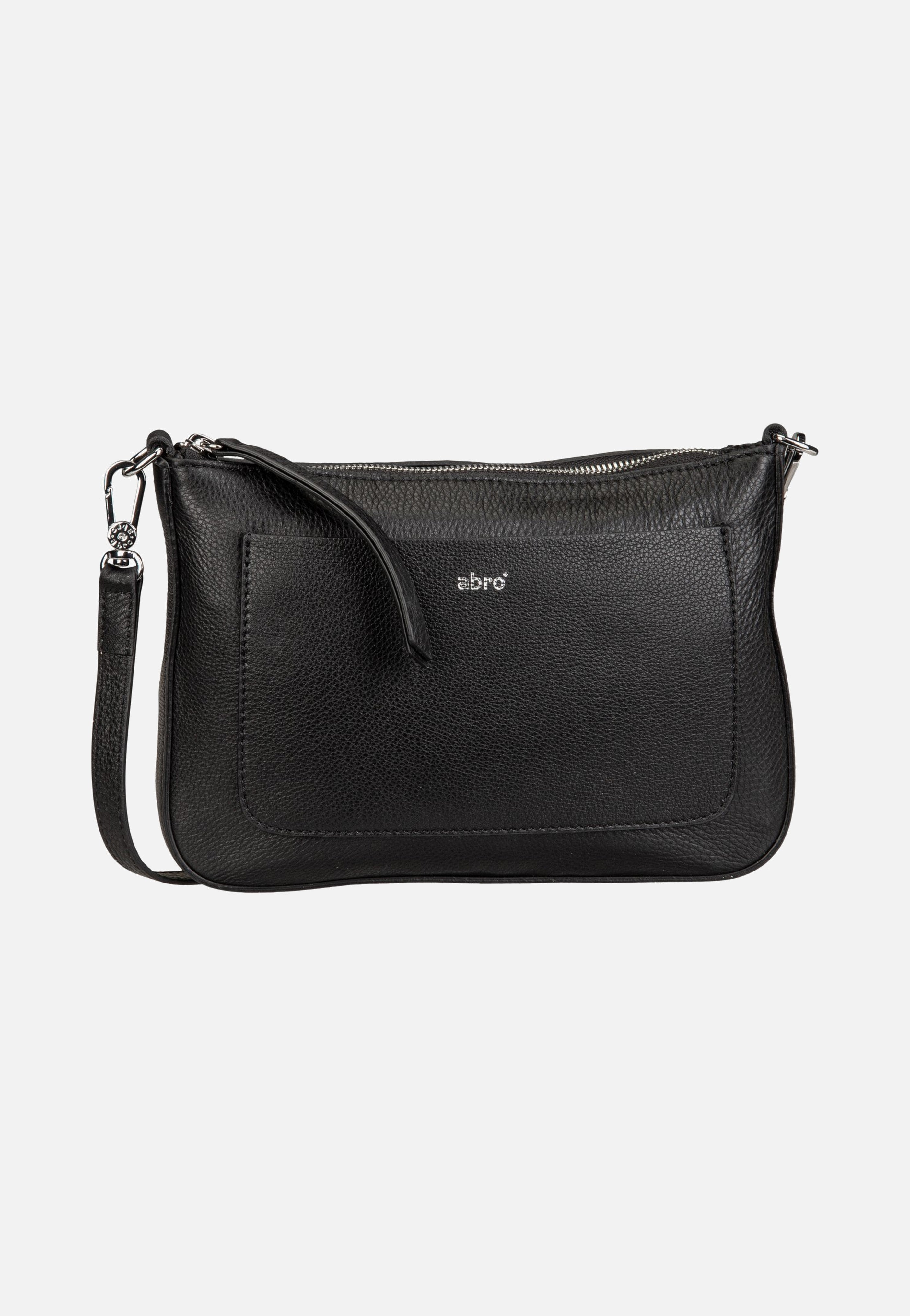 abro Raquel Black/Nickel Crossbody Bag