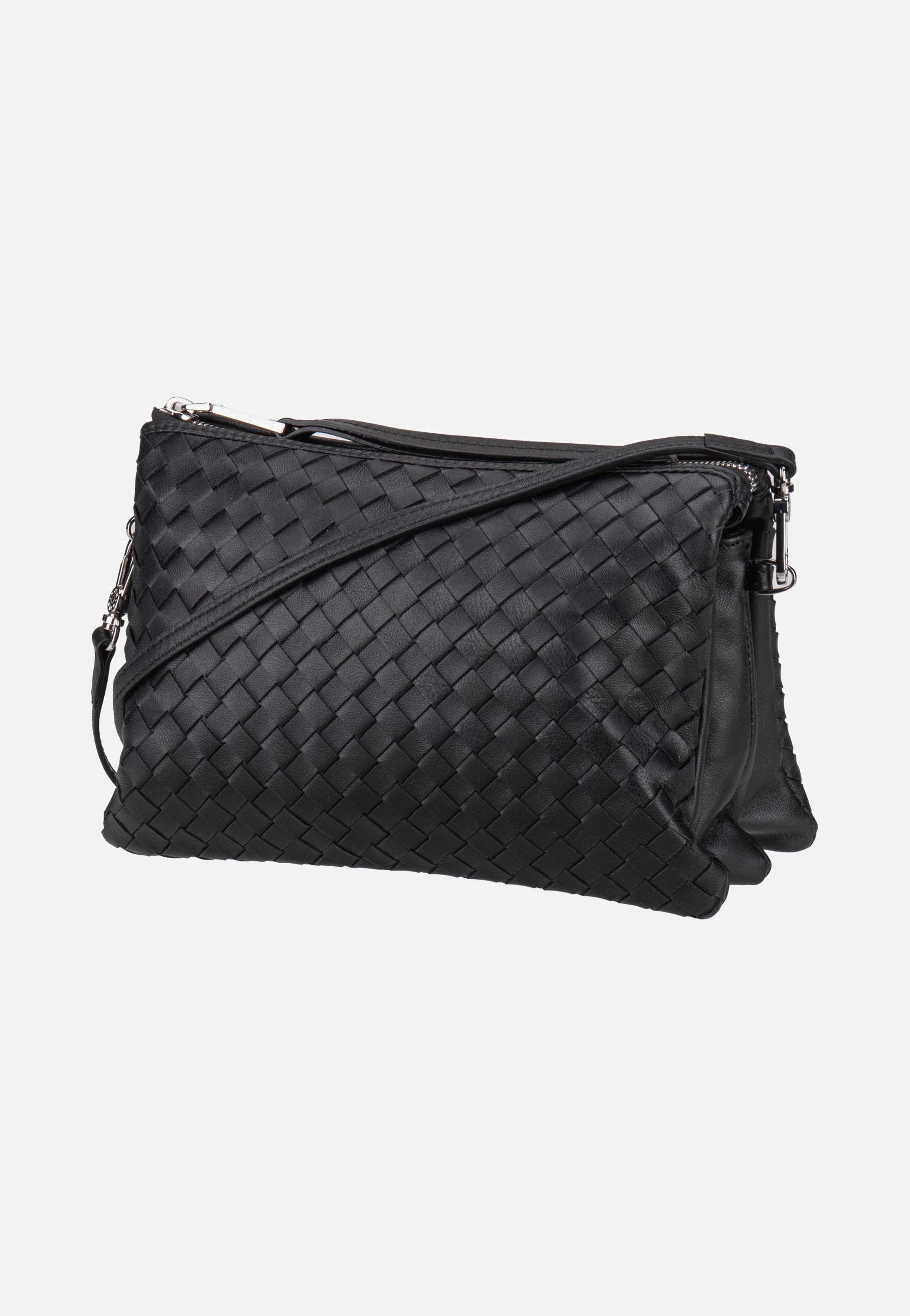 abro - Threefold Piuma Weaving Black/Nickel - Crossbody Bag | Women-Image