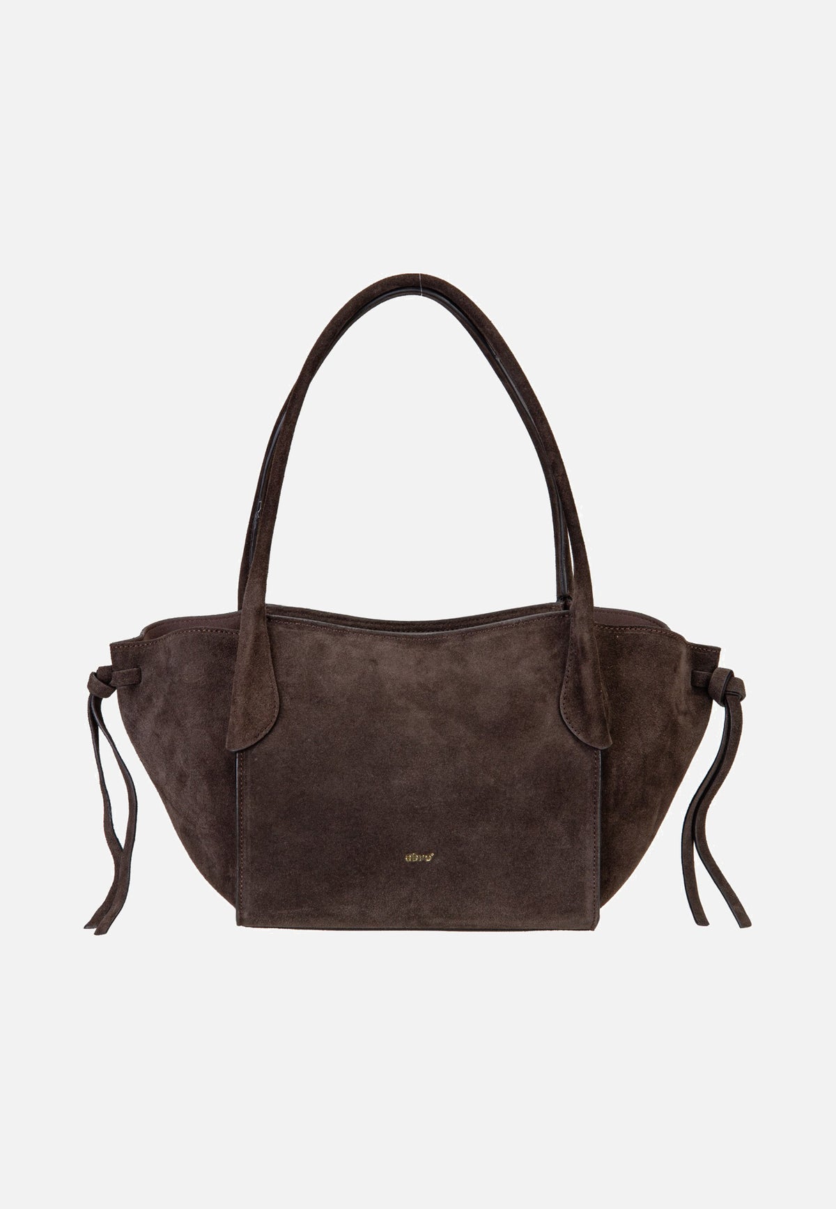 abro Vibe Small Dark Brown Handle Bag