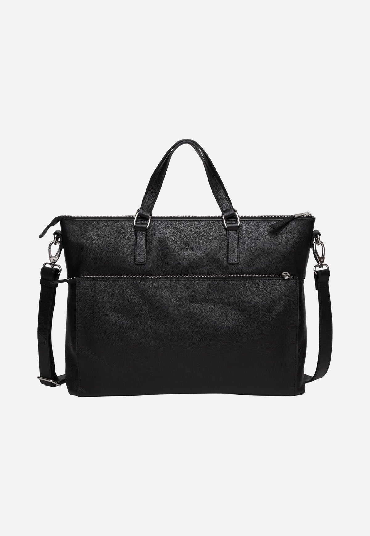 Adax Napoli Sasha 17" Black Briefcase