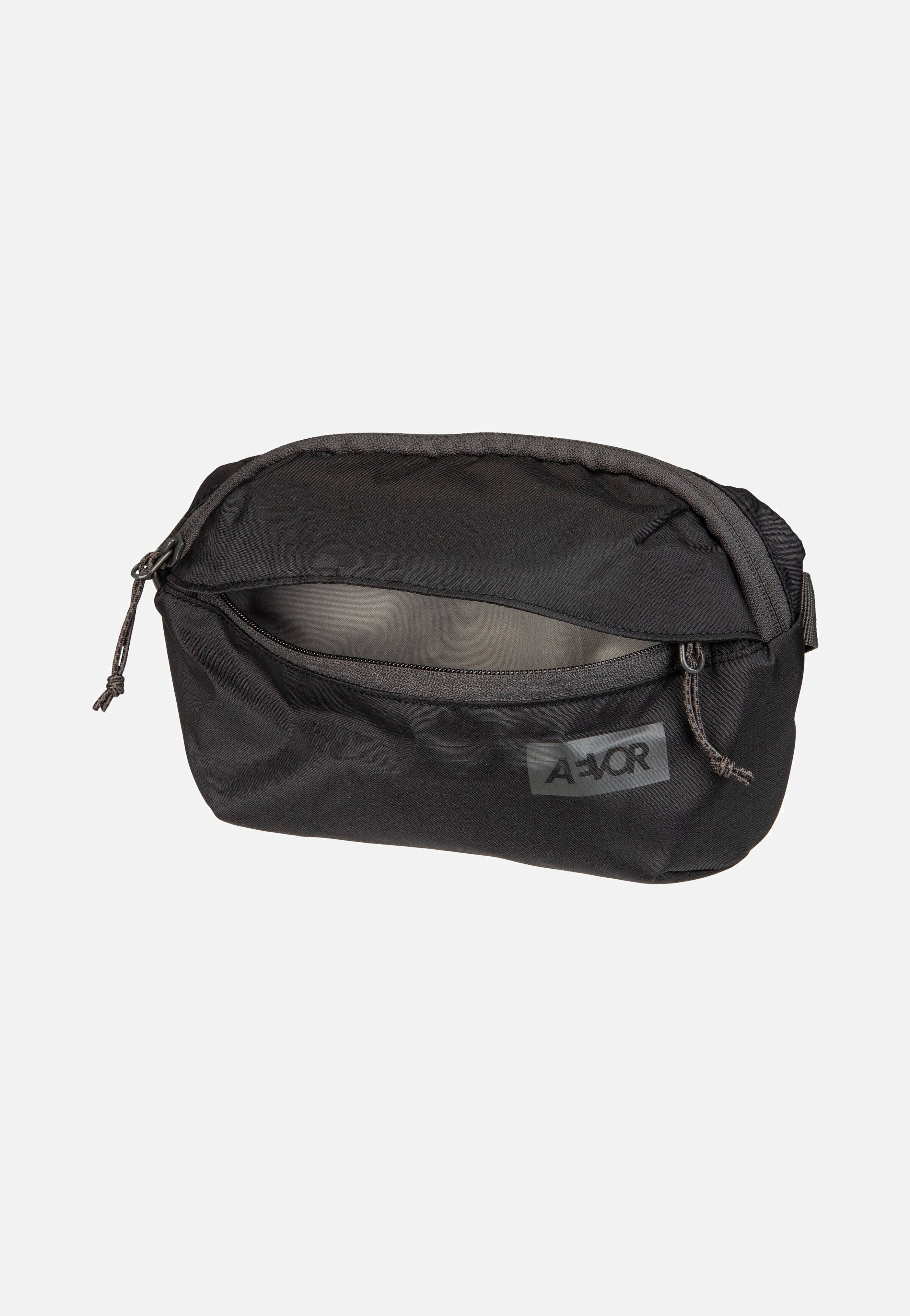 AEVOR Hip Bag Ease Ripstop Black Charcoal Fanny Pack