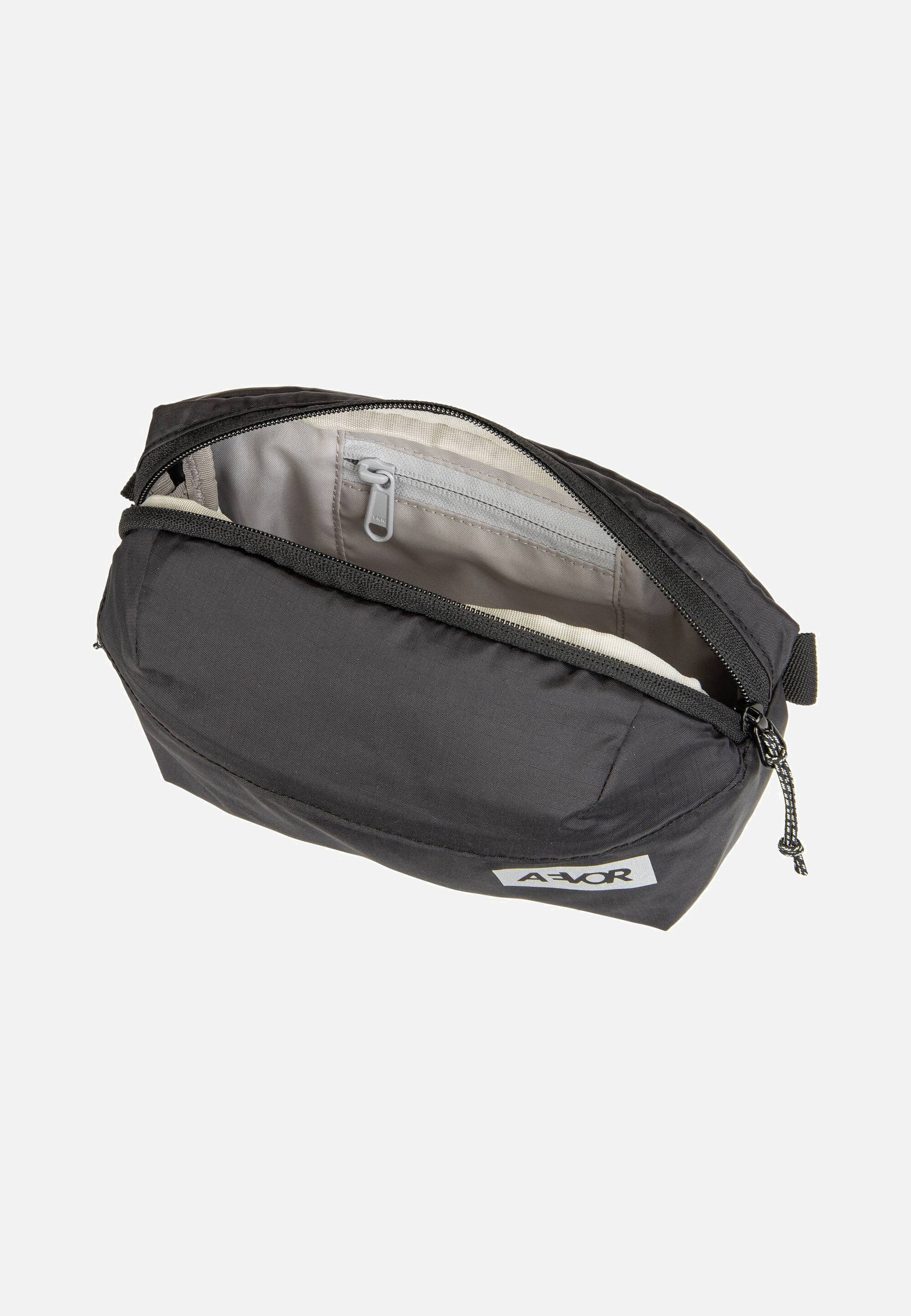 AEVOR Hip Bag Ease Ripstop Black Fanny Pack