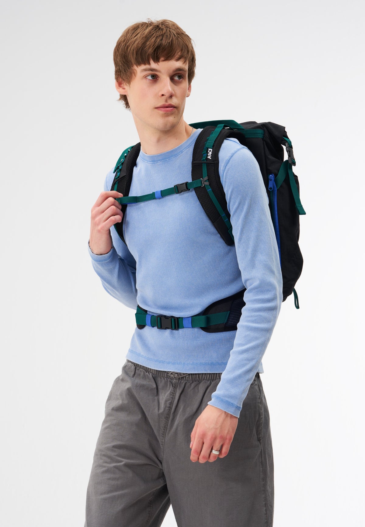 AEVOR Active Pack Dual Dip Aqua Drift Rolltop Backpack