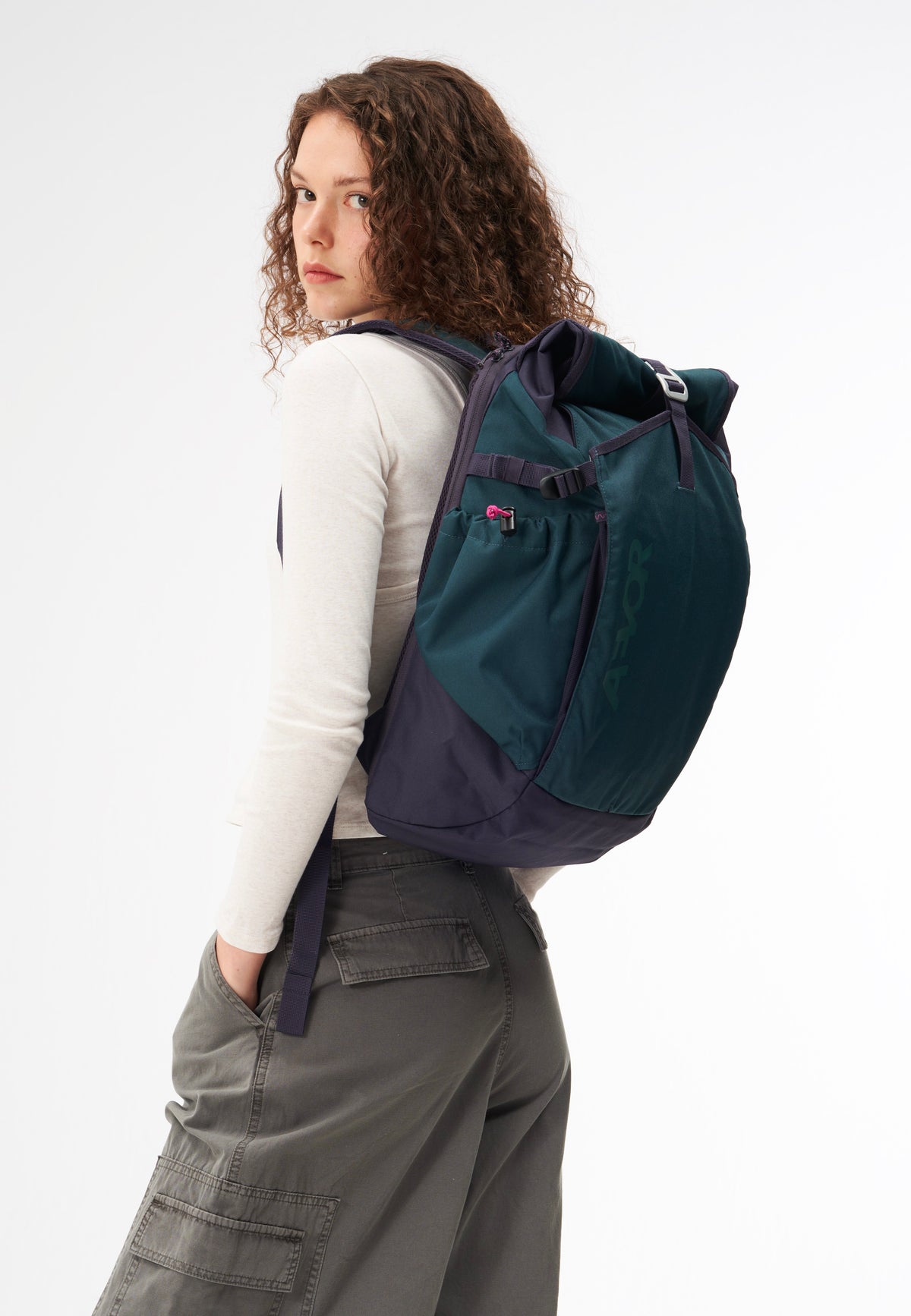 AEVOR Roll Pack 2.0 Proof Petrol Rolltop Backpack