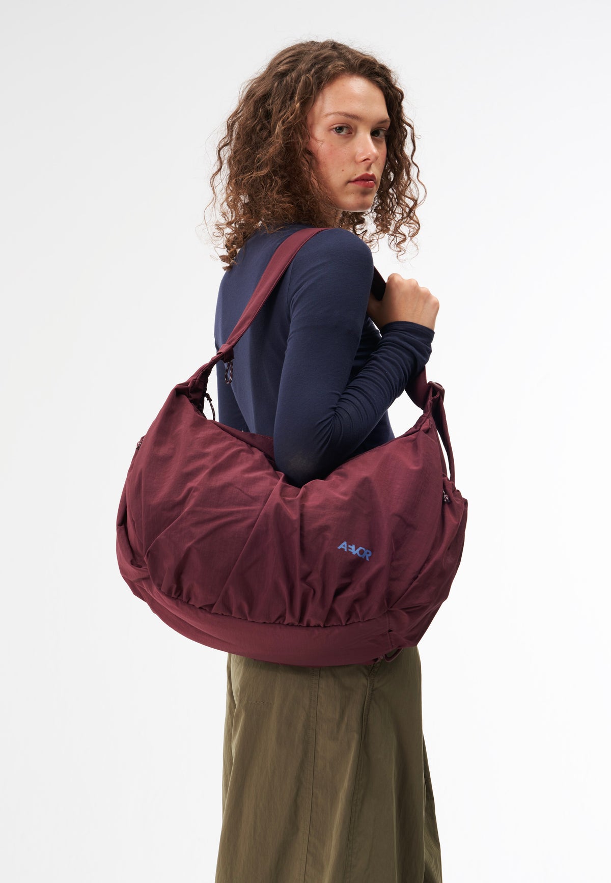 AEVOR Slouchy Bag Burgundy Sling Bag